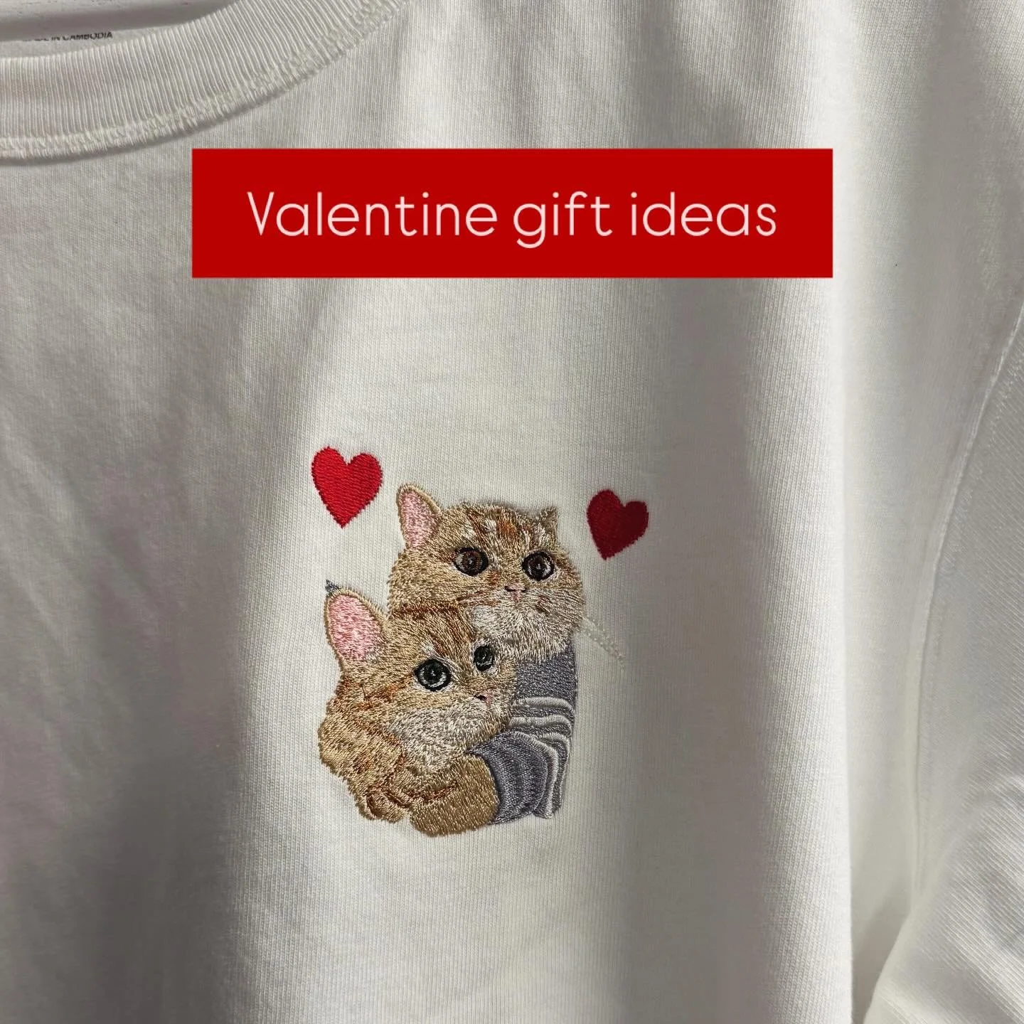 New Year&rsquo;s feels like it was just last week and Valentine&rsquo;s is already coming up, I know&hellip;&hellip; I haven&rsquo;t even taken the Christmas tree down 😅
If you&rsquo;re thinking about a custom embroidered gift, now&rsquo;s a good mo