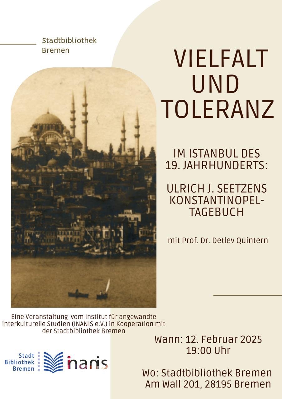 Rückblick: Vortrag „Vielfalt und Toleranz im Istanbul des 19. Jahrhunderts“ 