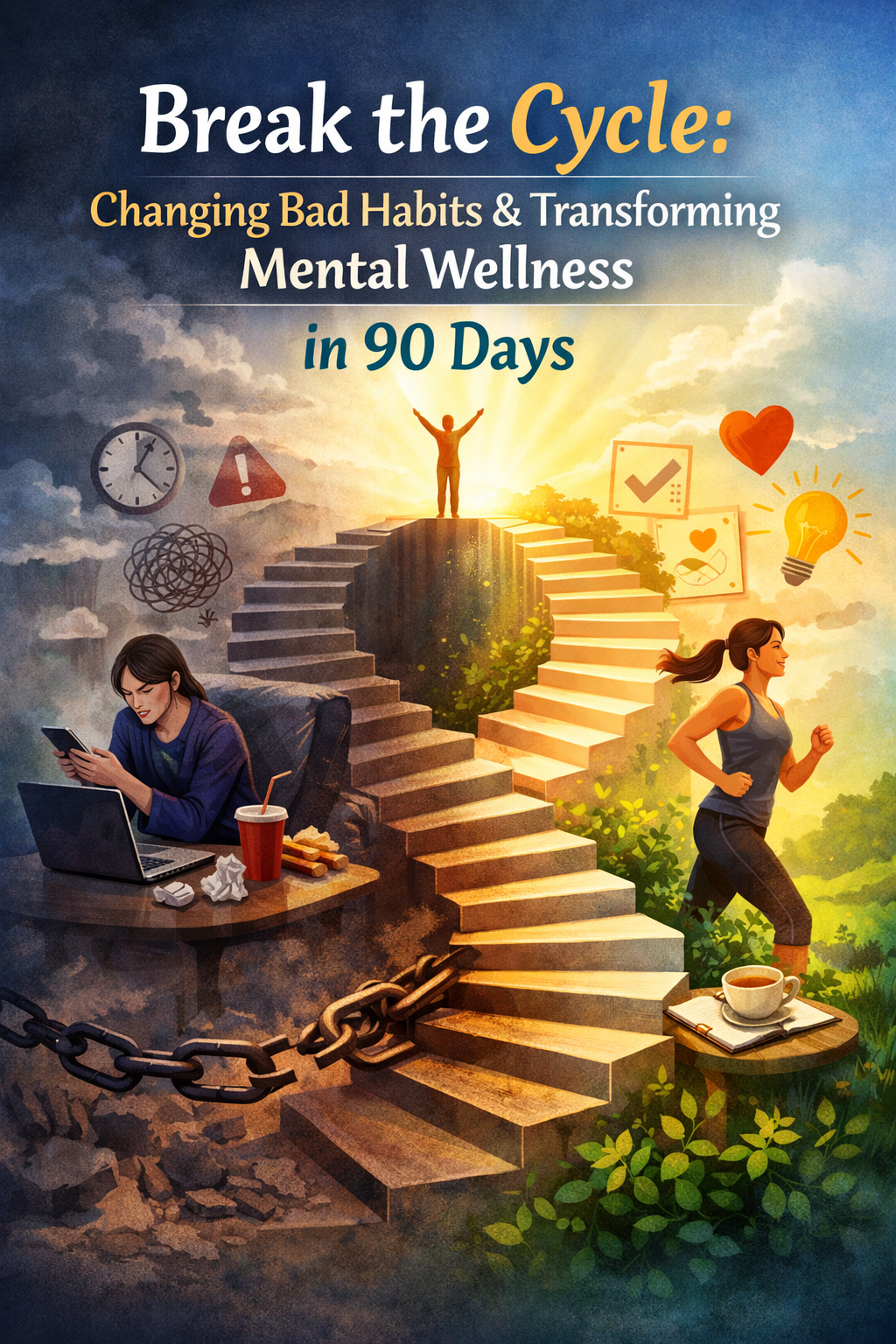 Break the Cycle: Changing Bad Habits and Transforming Mental Wellness in 90 Days