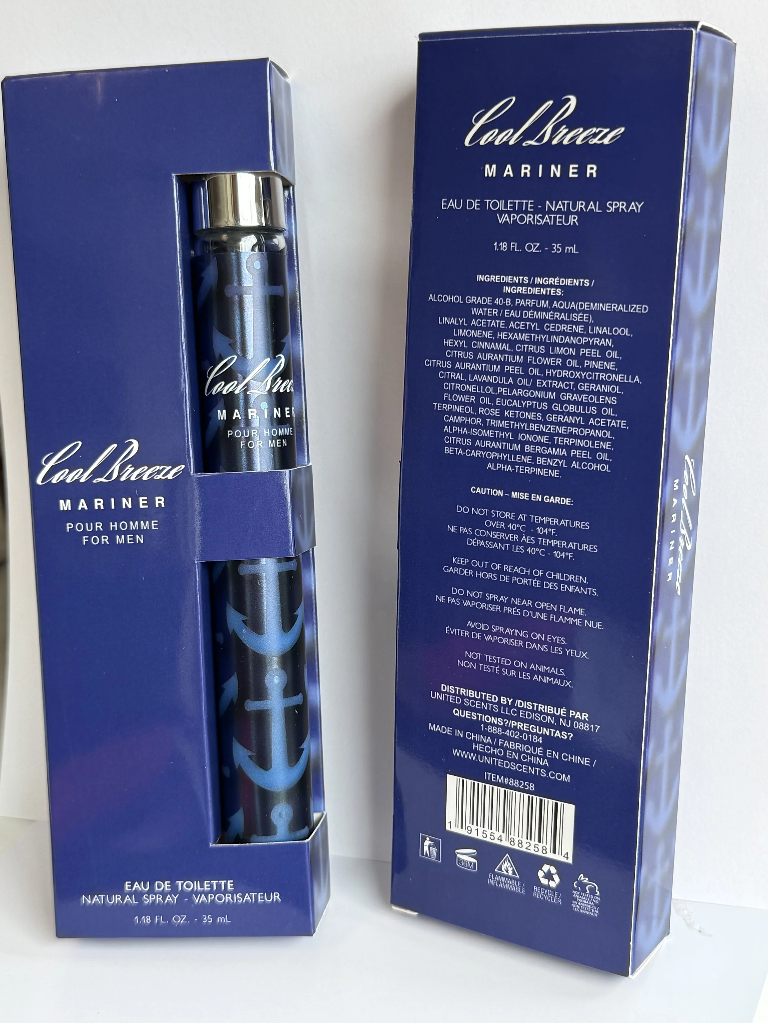 Cool Breeze MARINER Men's cologne
