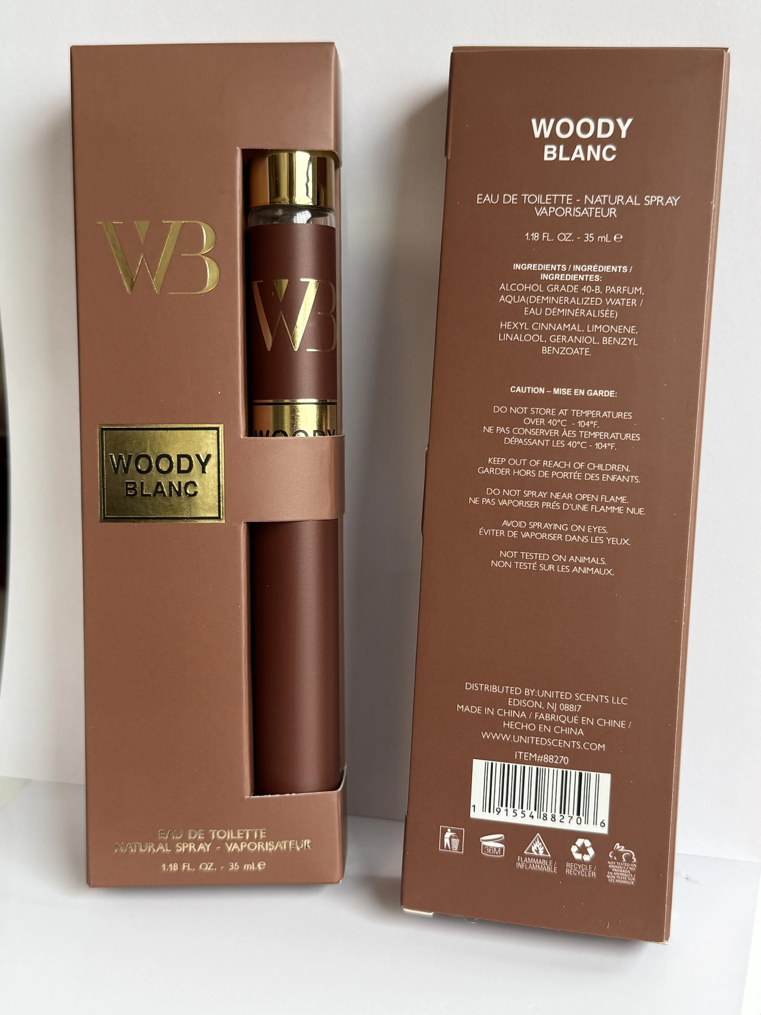 WOODY BLANC Mens cologne
