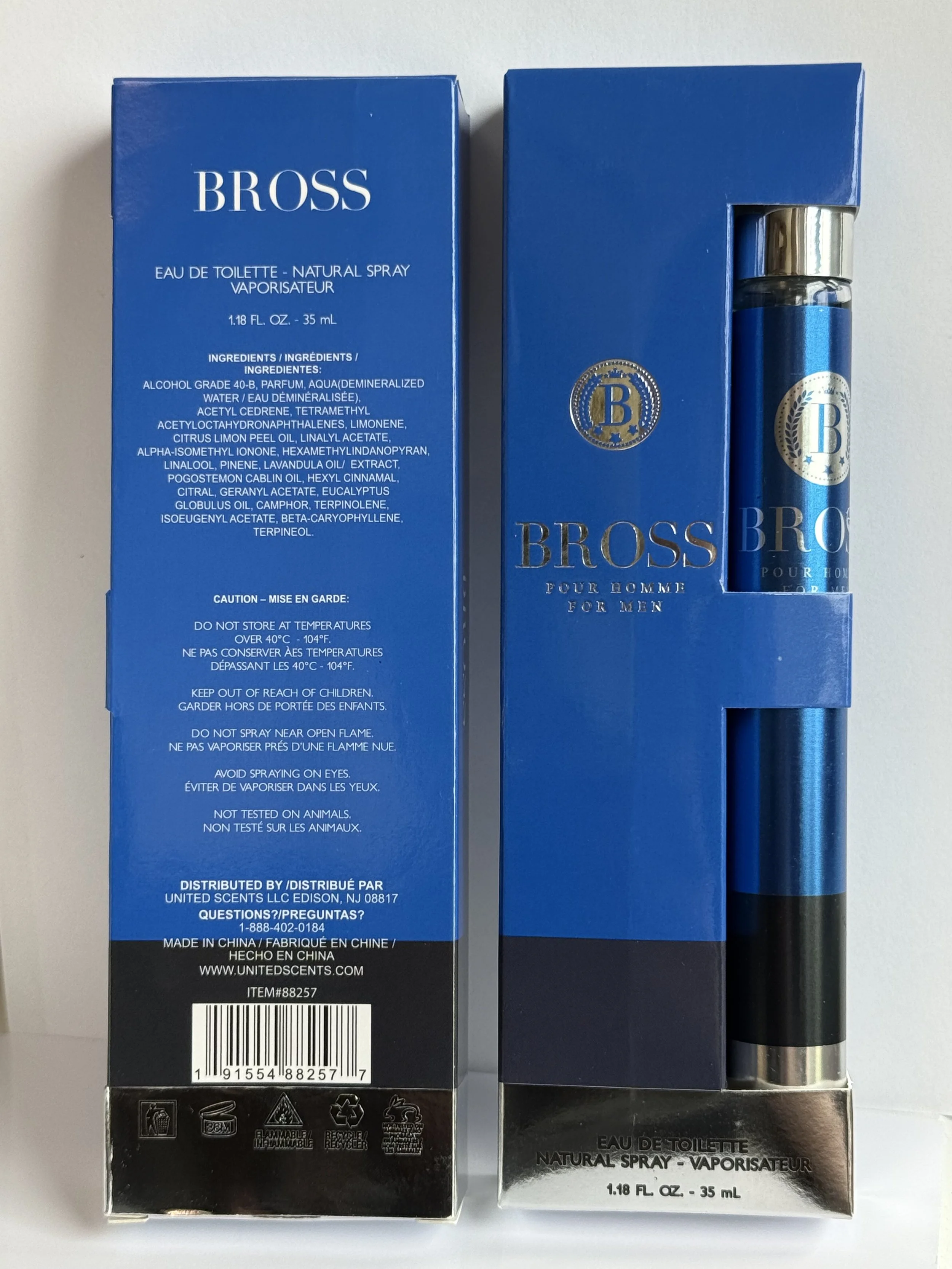 Bross Men's Cologne