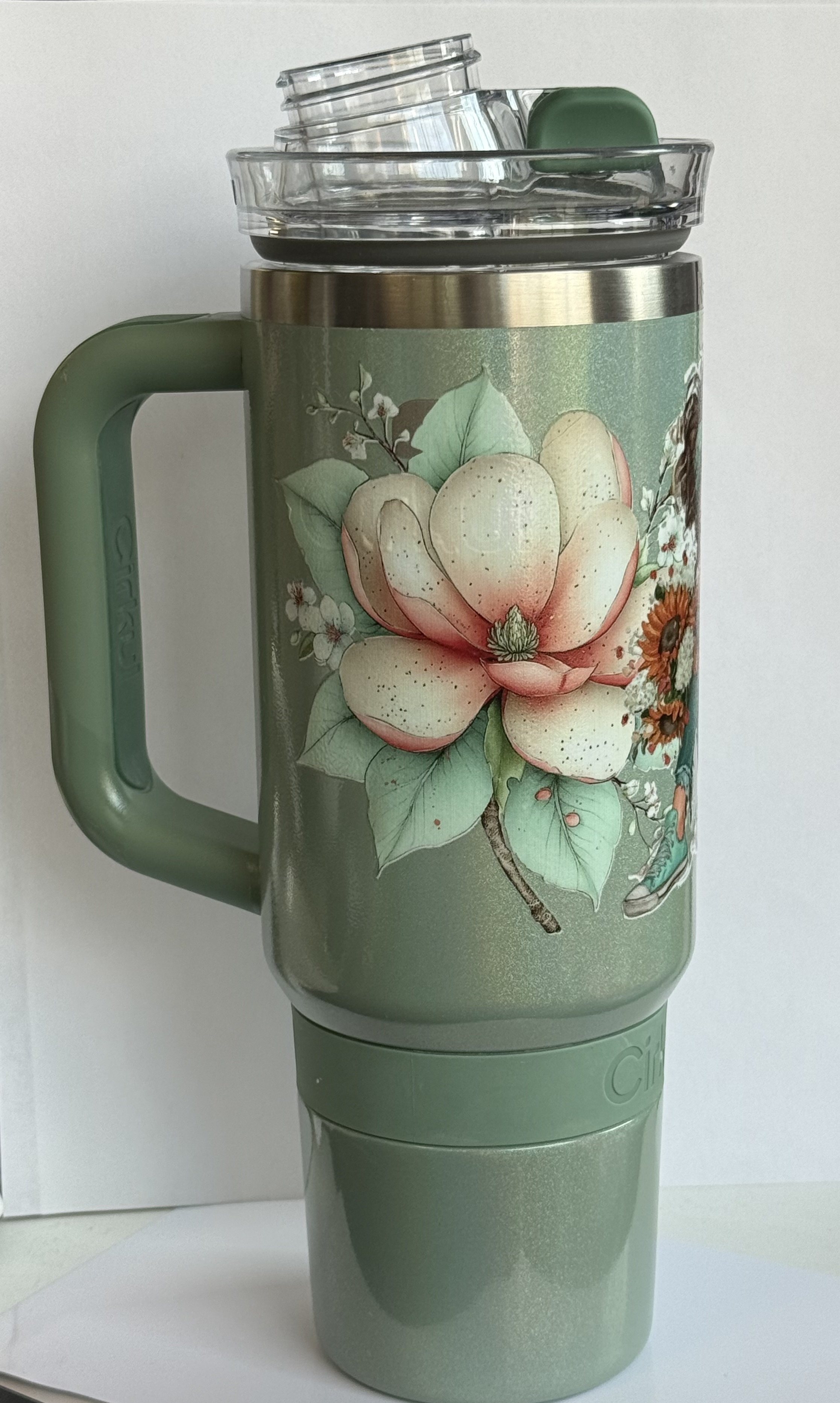Sage shimmer Tumbler cup