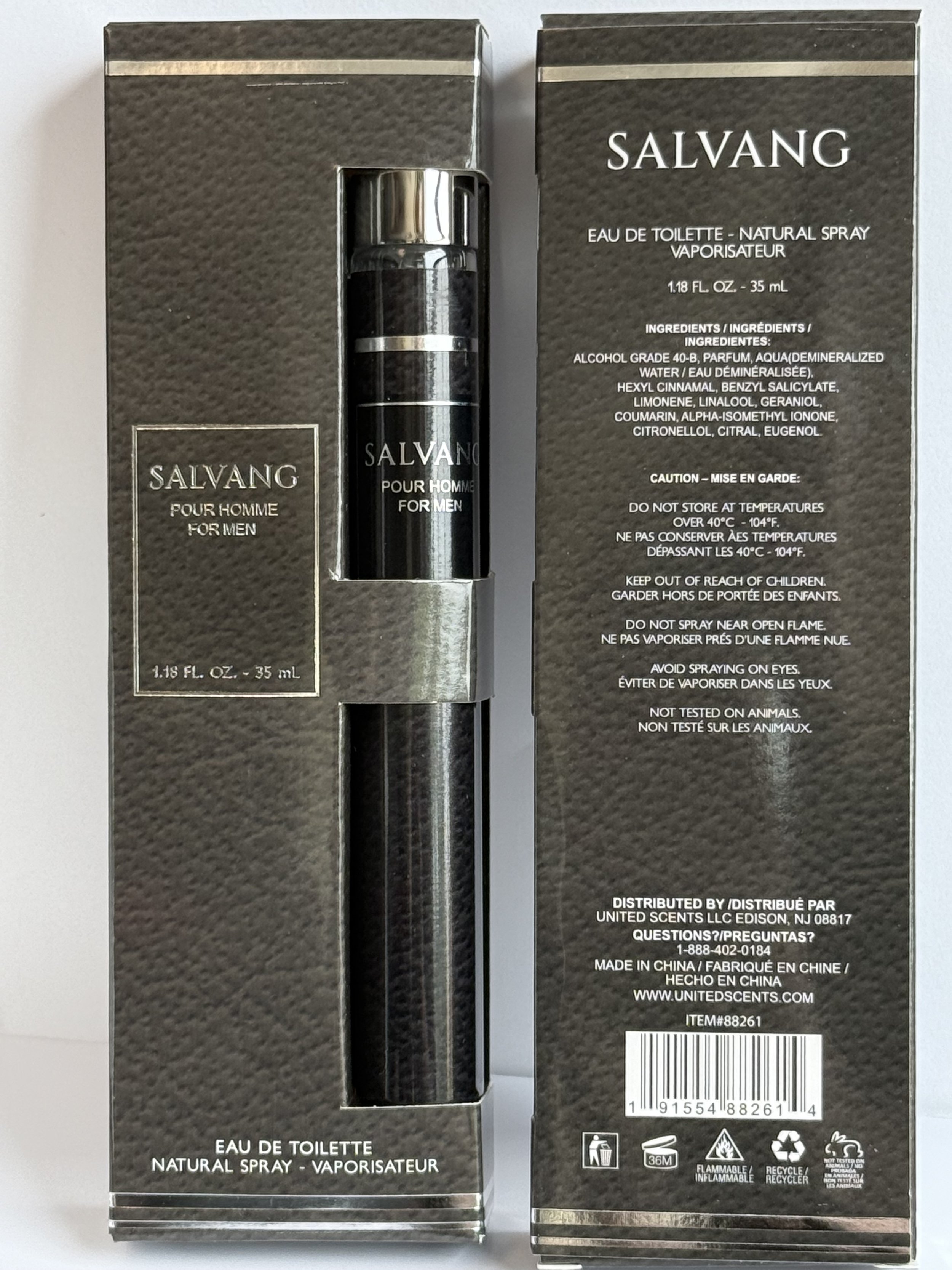 SALVANG Men's Cologne
