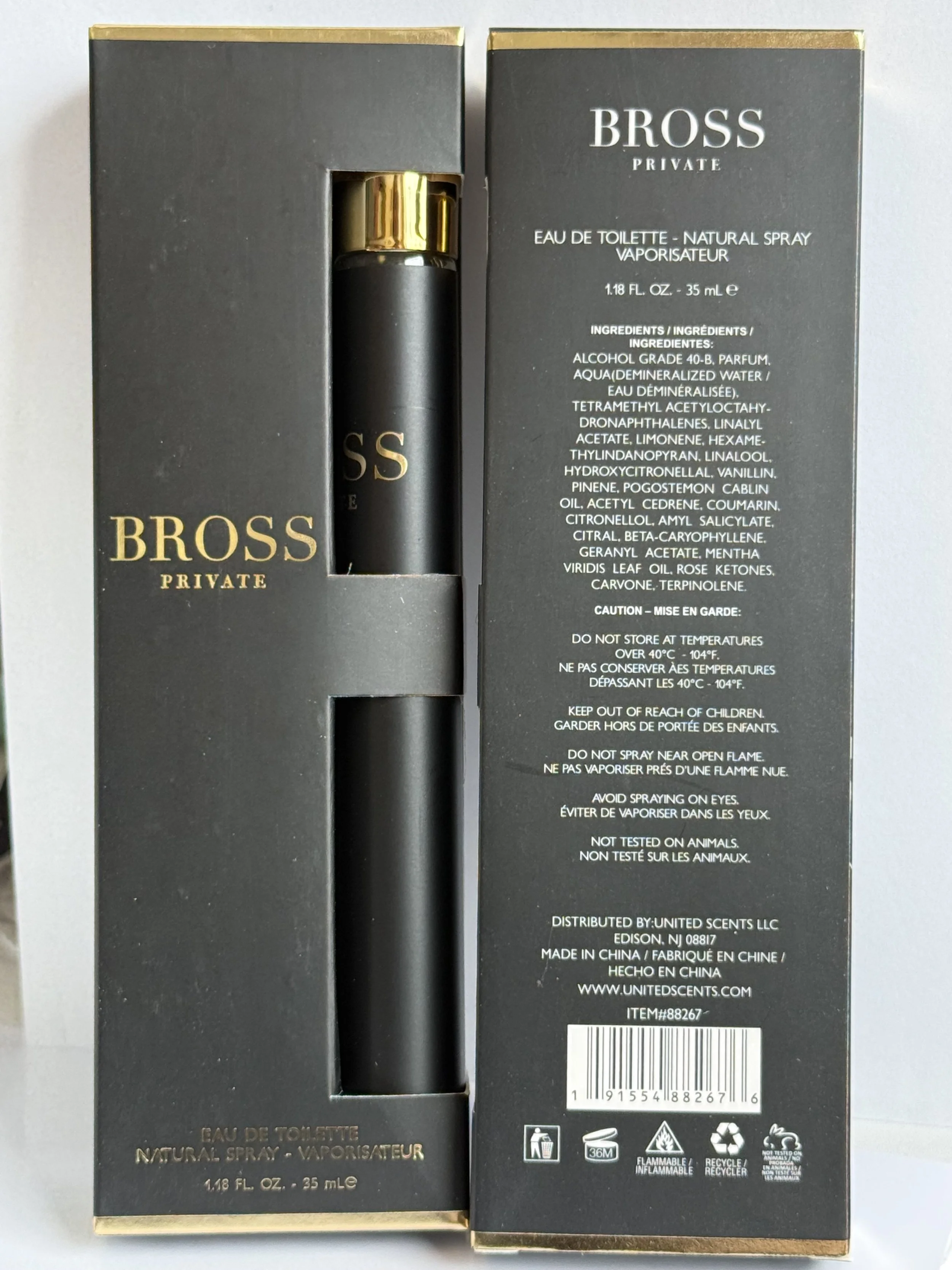 Bross Private Men's Cologne