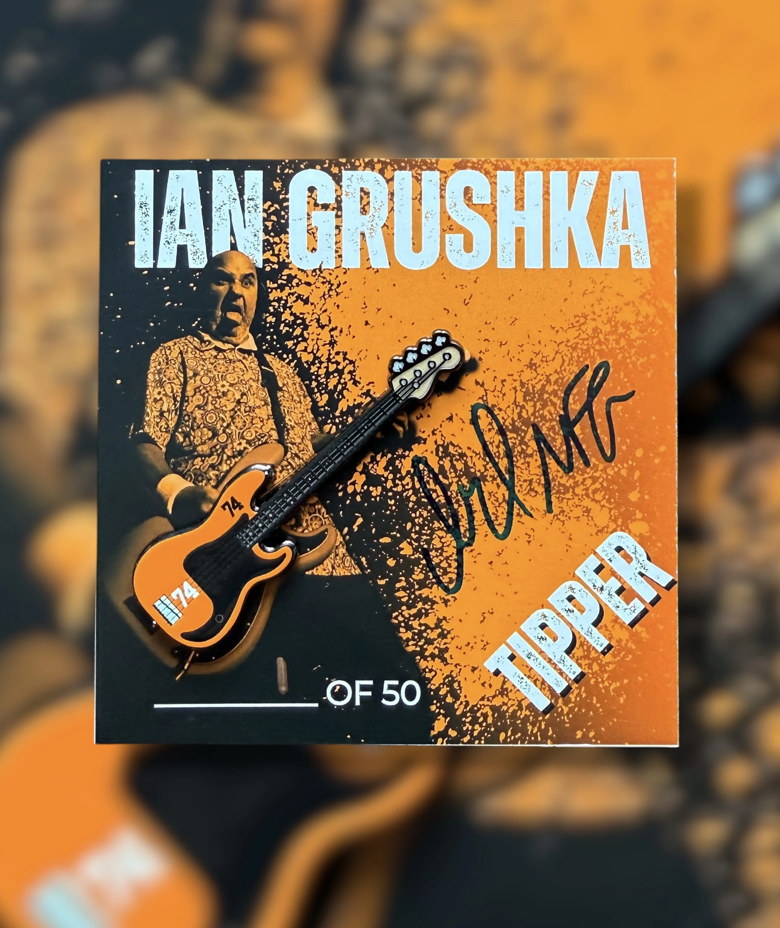 Ian Grushka "Tipper" Bass Pin