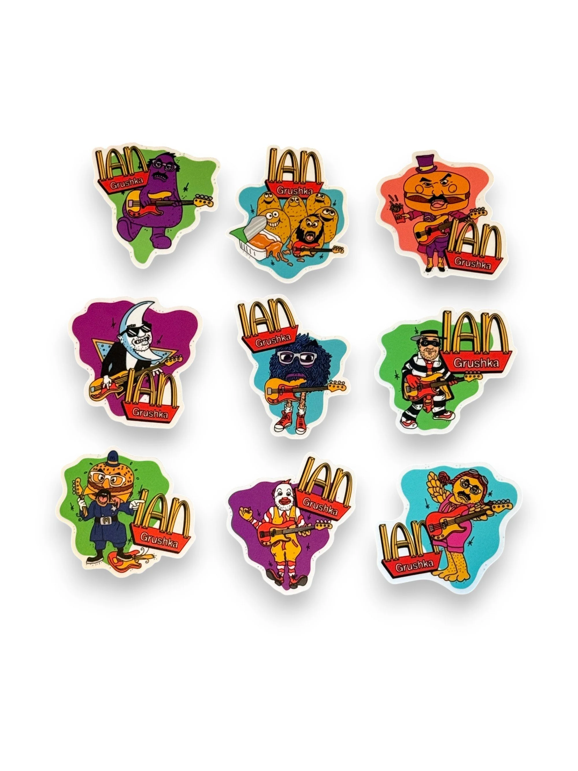 Ian Grushka Sticker Set