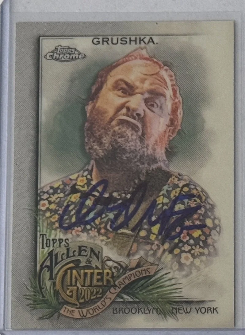Ian Grushka Signed Topps Chrome A&G