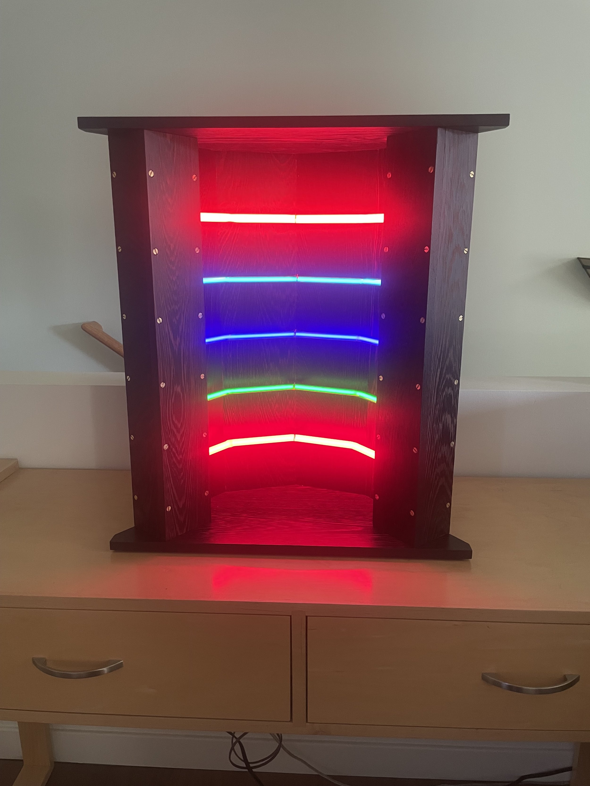 Wenge, Glass, Neon, Argon