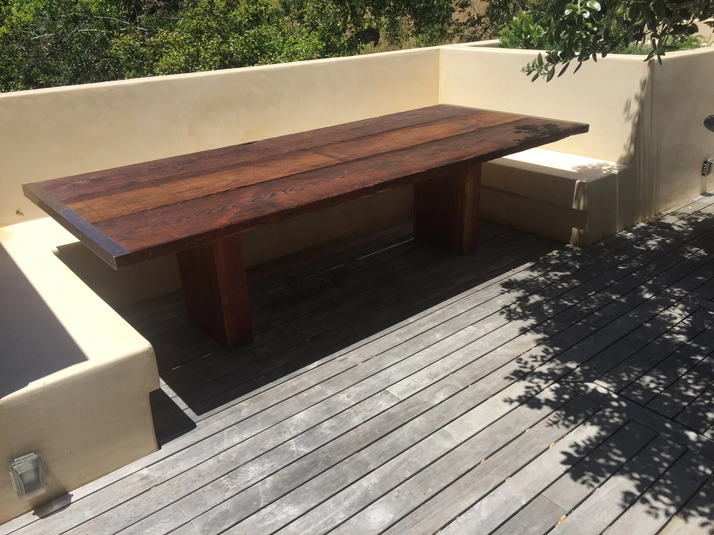 Rustic Fir Outdoor Dining Table