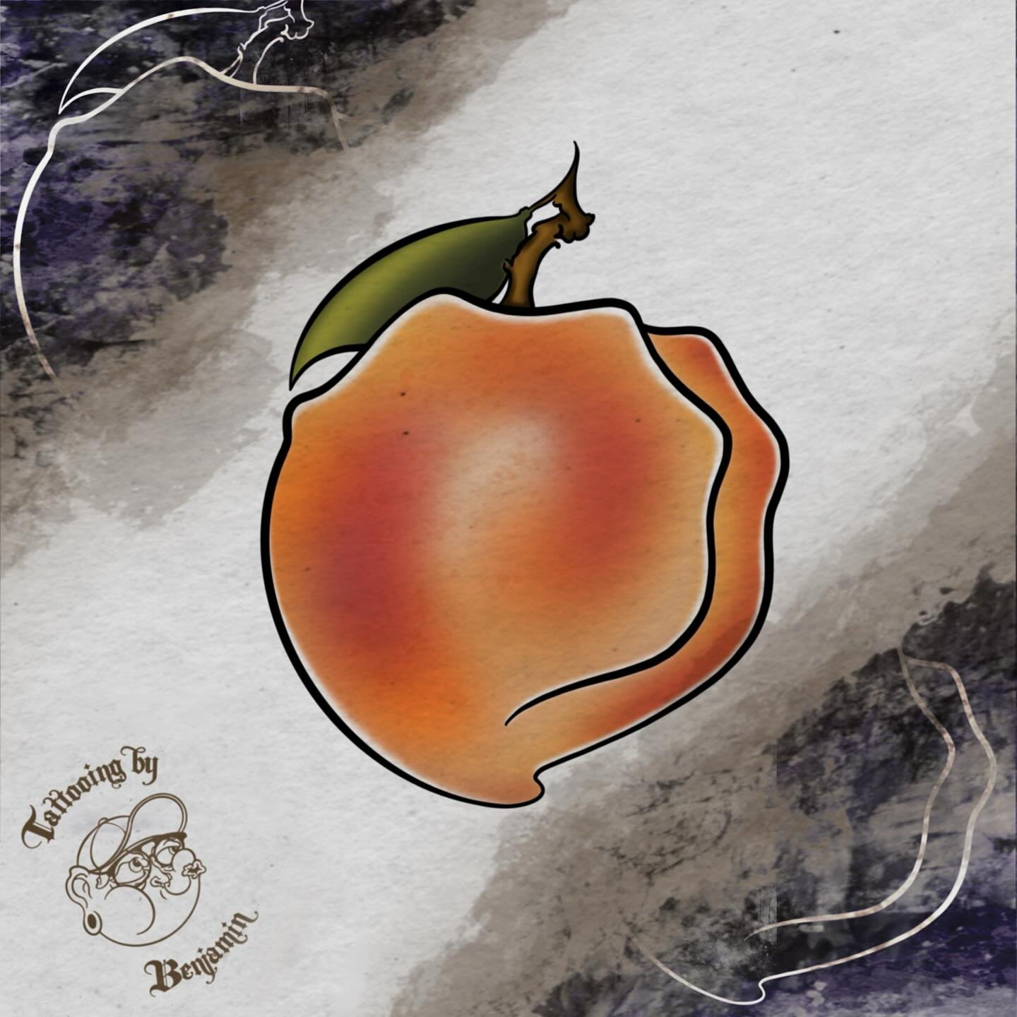 Feeling Keen &amp; Peachy 🍑. Why not cool down from this heat in our air conditioned studio while getting this sweet peach tattoo&hellip;

DM to Book&hellip;⚡️

#tattoo #tattooflash #derbytattoo #peachtattoo #tattooingbybenjamin #derbyuk #greyheront