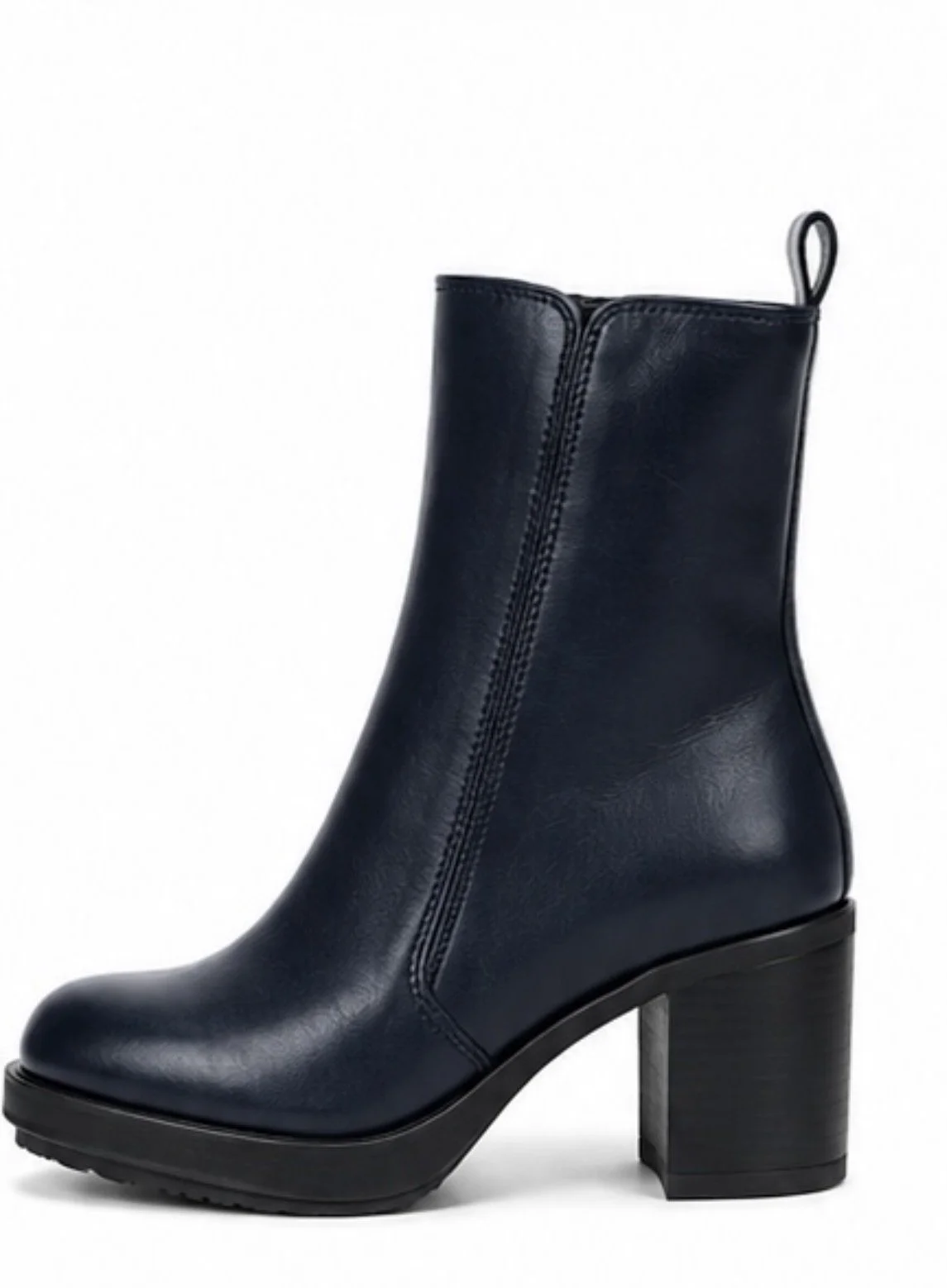 MJUS-Italian Leather Elegance Ankle Boots