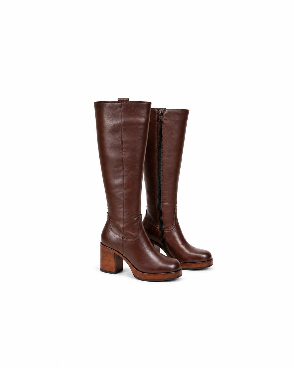 Mjus-Italian Elegance Tall Leather Boots with Side Zipper
