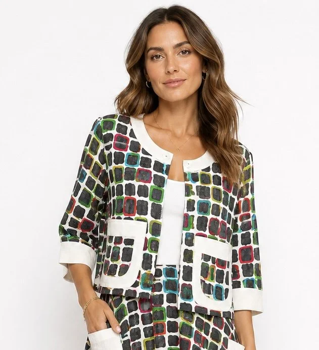 Taravao-Geometric Bali Jacket