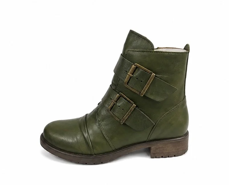 Miz Mooz -Double Buckle Boots - Made in Portugal