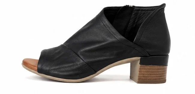 Roamers- Premium Turkish Leather Block-Heeled Shoes