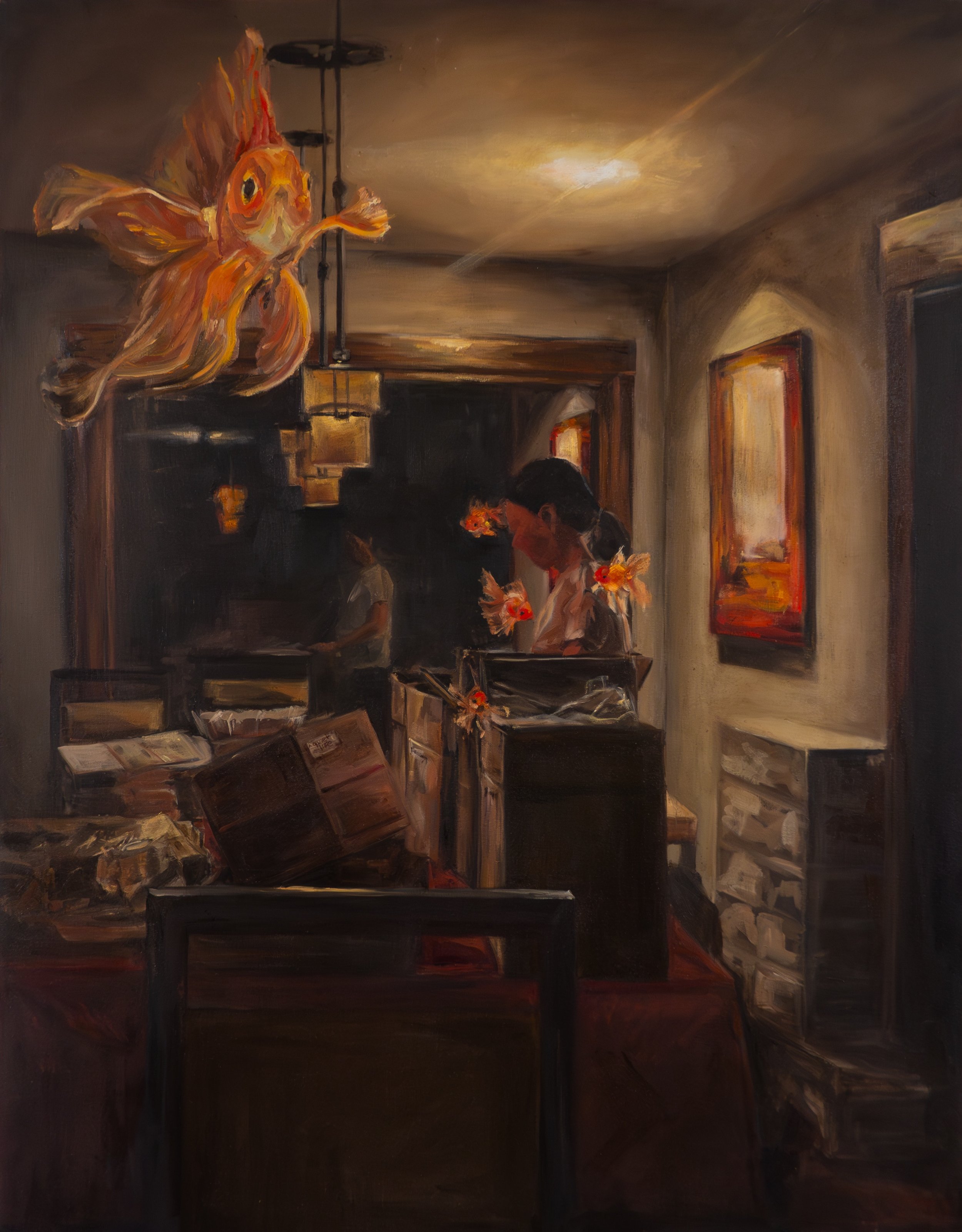 Golden Wishes - 54x42.5"