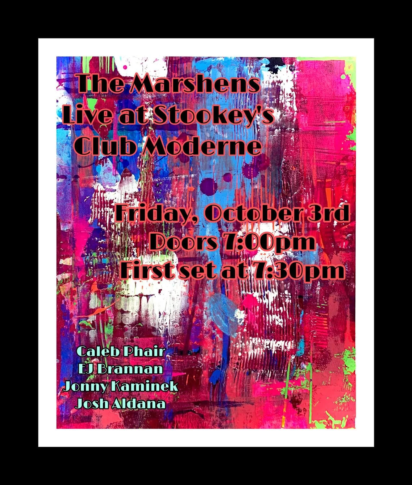 If you&rsquo;ve been to The Marsh sessions on Mondays in Berkeley, then you&rsquo;ve seen us, the Marshens, (formally known as the Marsh Mellos) play. 
We&rsquo;ve been running the session for about a year now, and we&rsquo;re playing our first club 