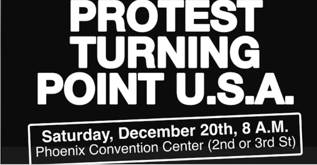 Turning Point USA PROTEST