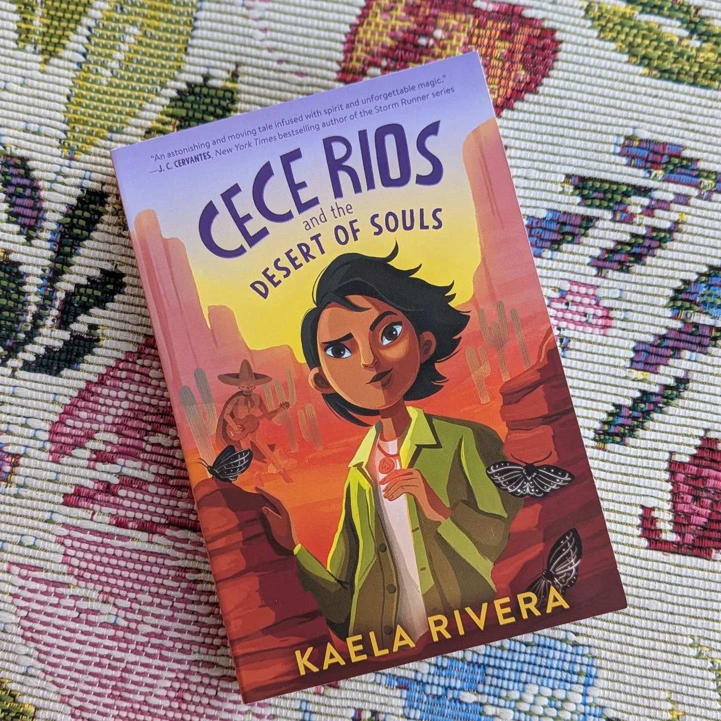 I met @kaelacub at the @wifyr conference in June and she was SO fun to get to know. So of course I had to read her book, Cece Rios and the Desert of Souls. I loved it sooooo much! ❤️ Cece was such a fabulous character and I loved the folklore. 

#kid