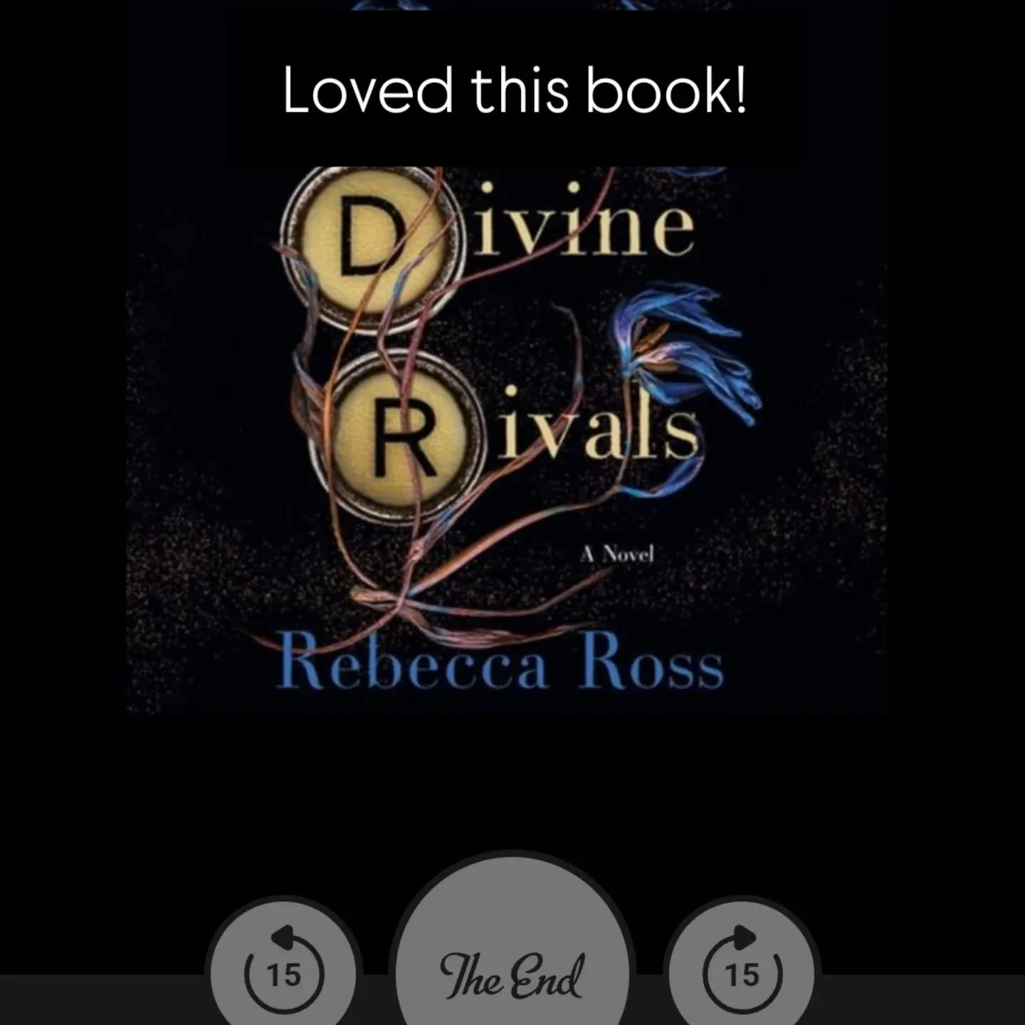 Lately I've struggled with reading the first book in a series and then not wanting to continue. But I finally read Divine Rivals and I absolutely loved it...and I've already downloaded book 2. Yay for Christmas-time reading!