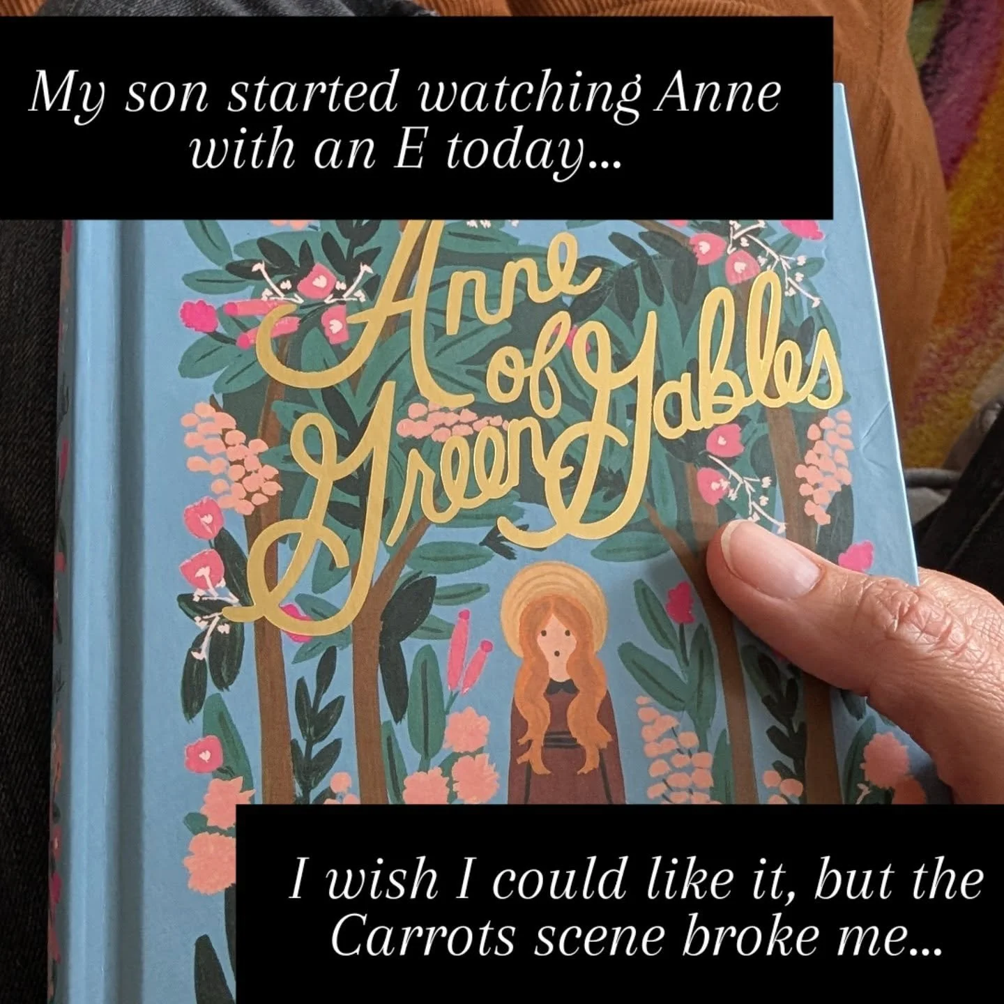 I usually give more grace to adaptations, and I can even see what they tried to do with Anne with an E, but this is my second try watching this show, and my heart breaks at Anne's characterization. It's hard to separate out the girl who I felt was my
