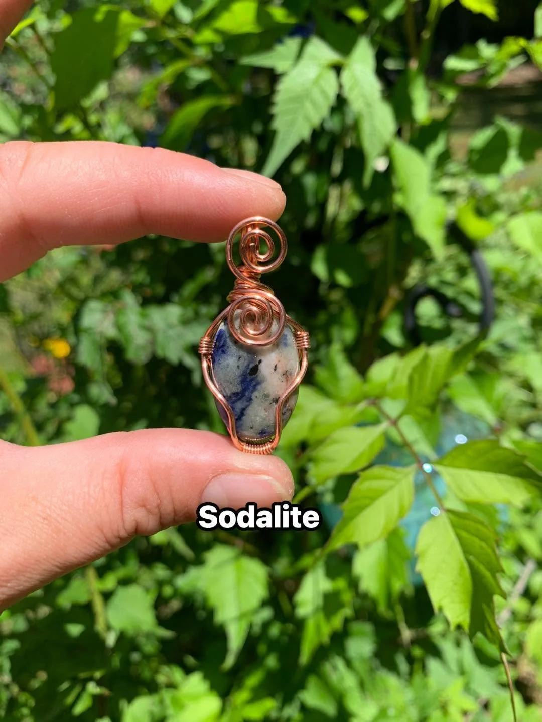 Sodalite Simple Pendant