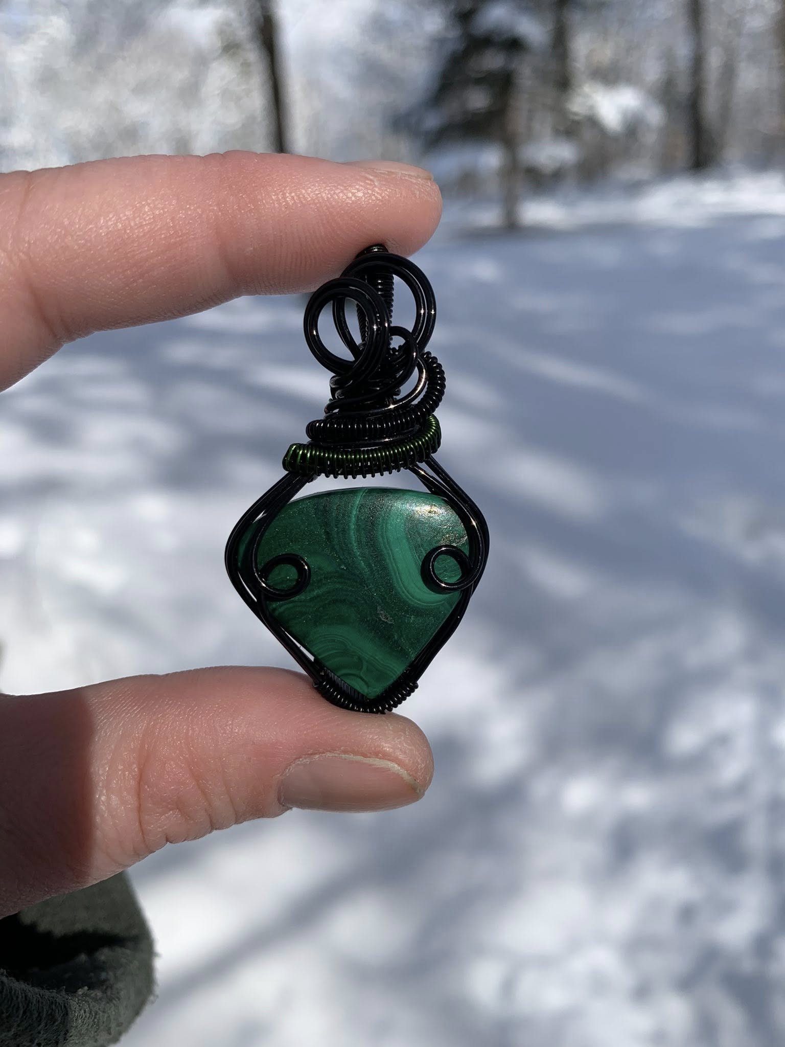 Malachite Pendant