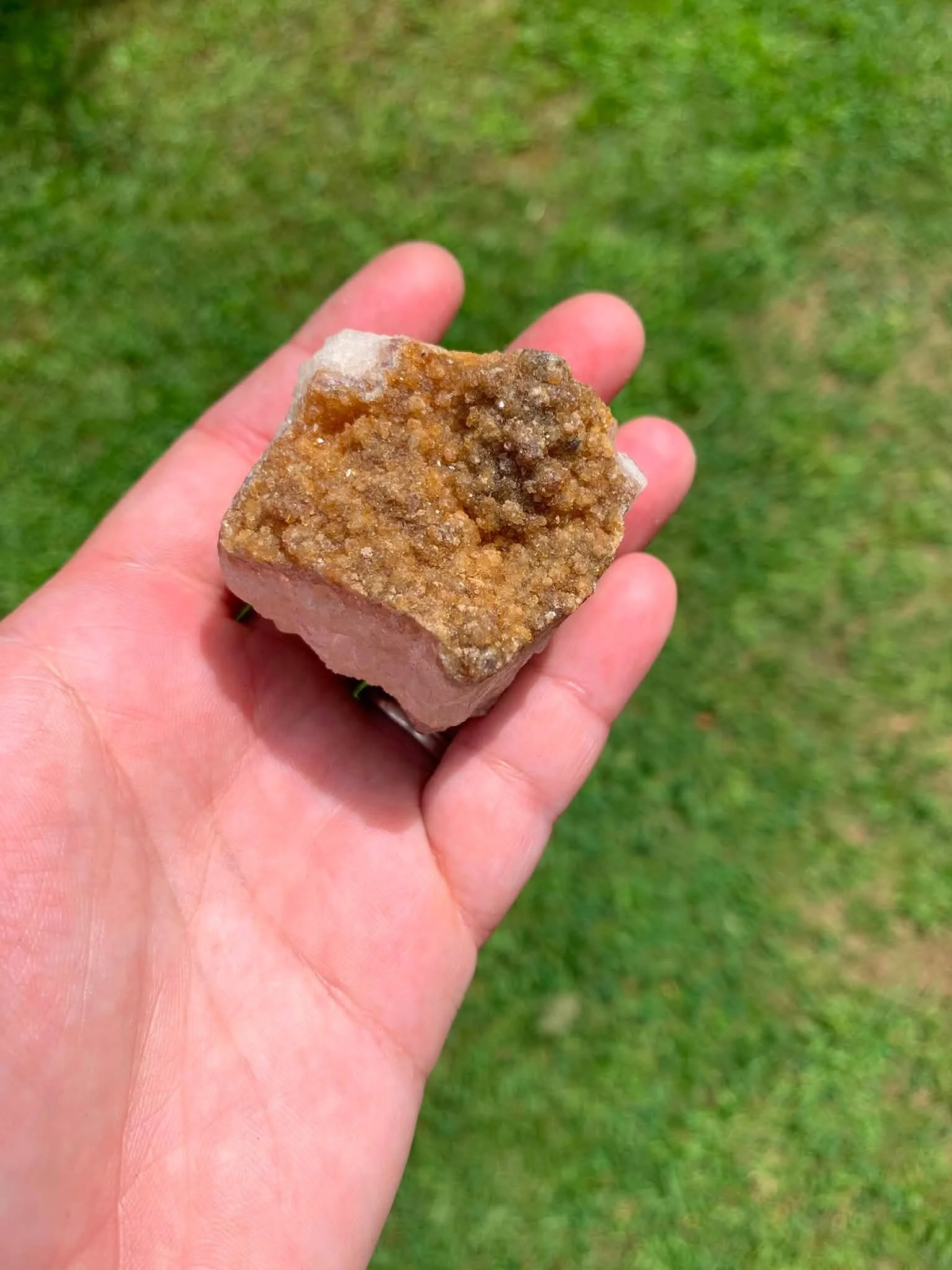 Raw "Citrine" (HT Amethyst) Cluster