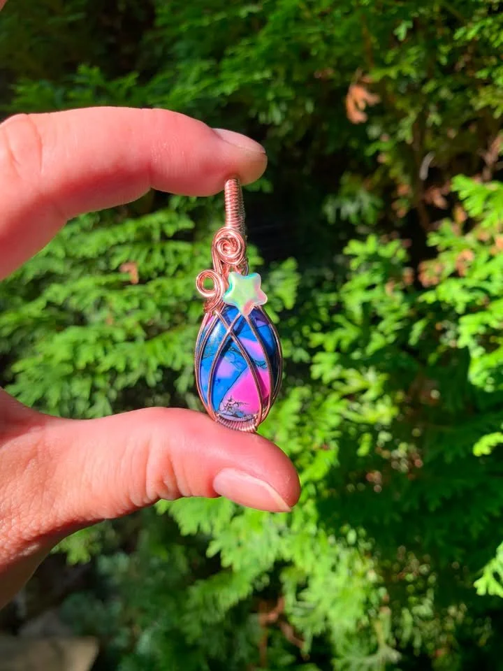 Wisteria Whisper Composite Pendant