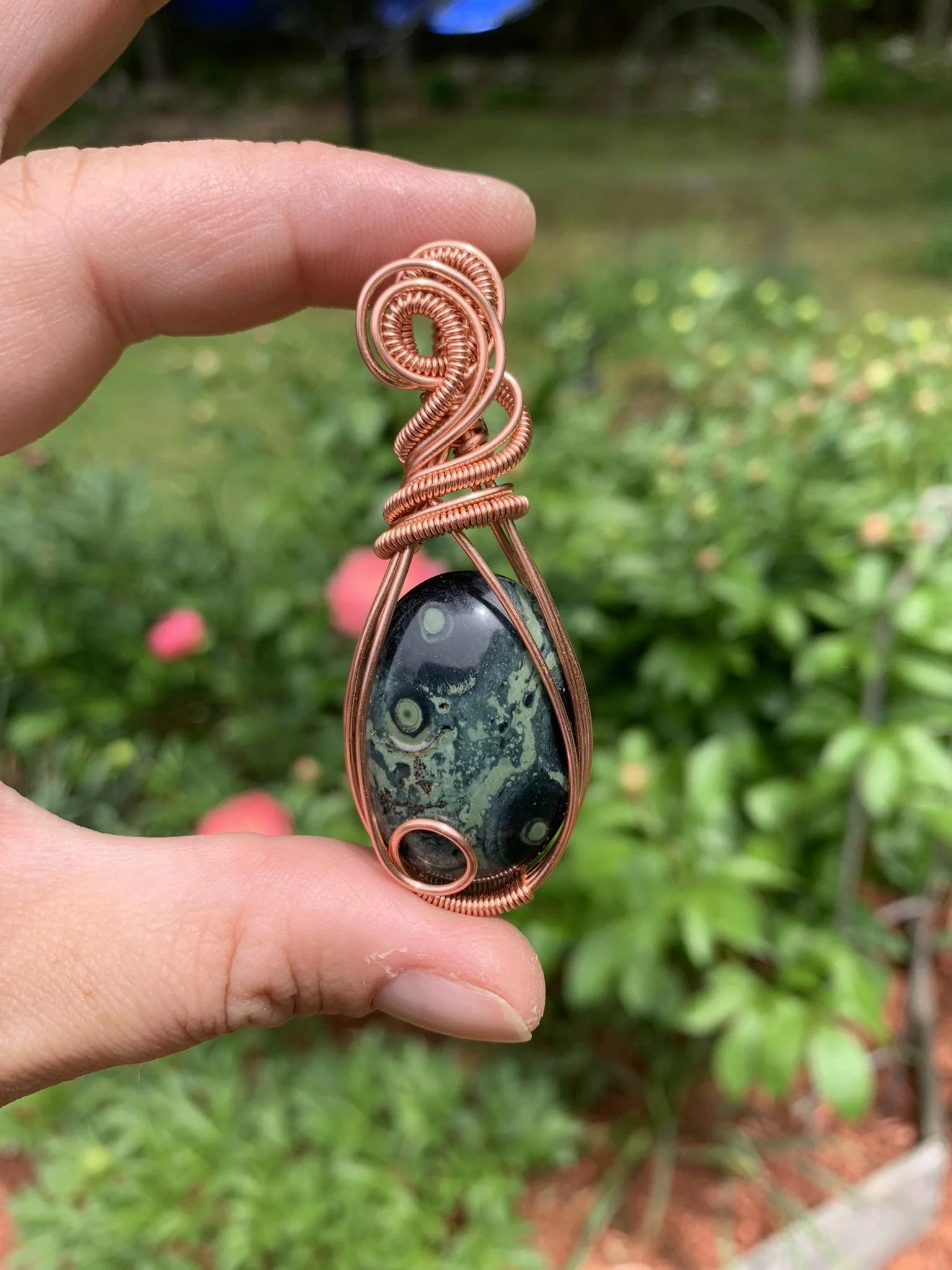 Kambaba Jasper Pendant