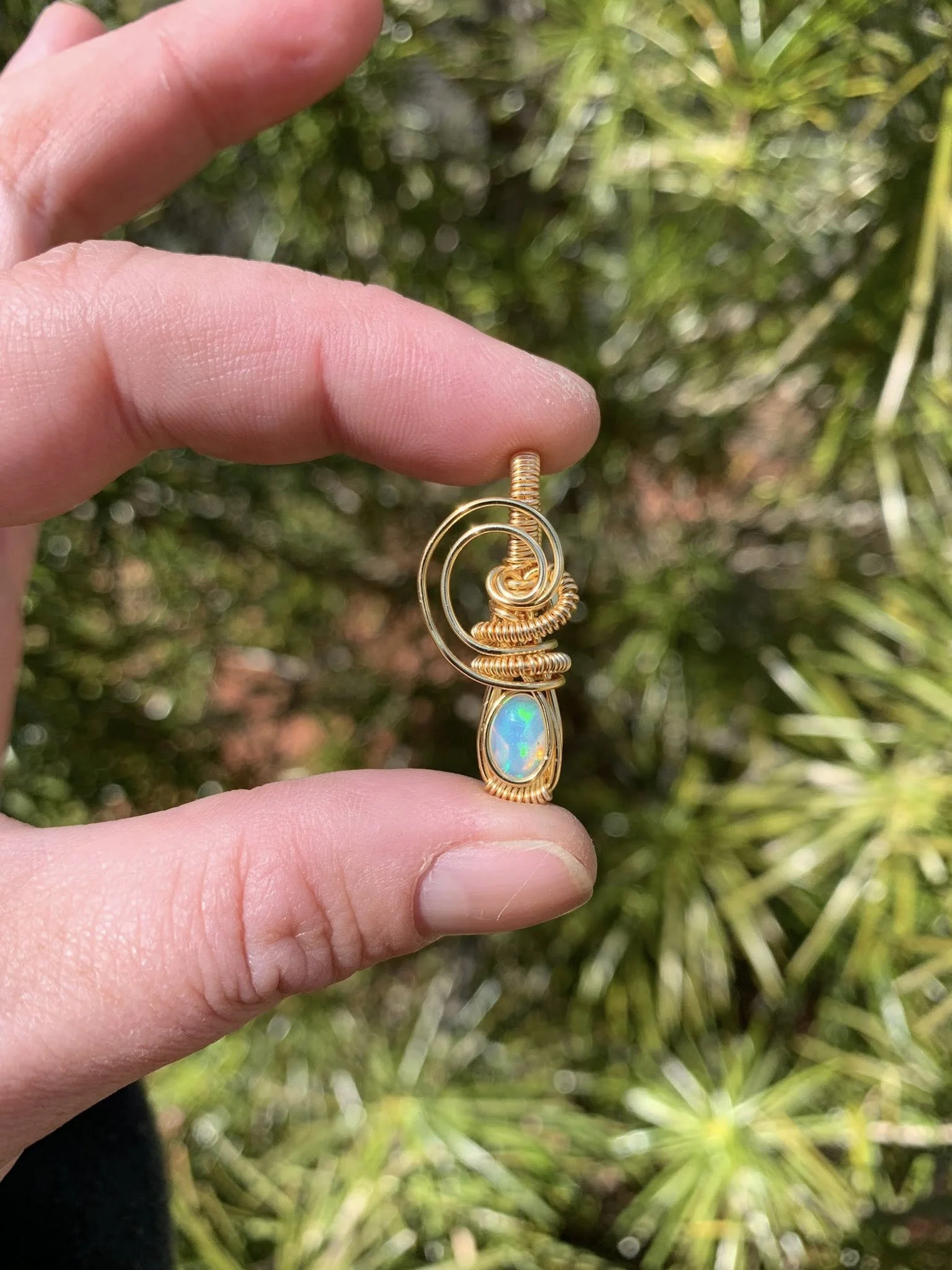 Ethiopian Opal Pendant