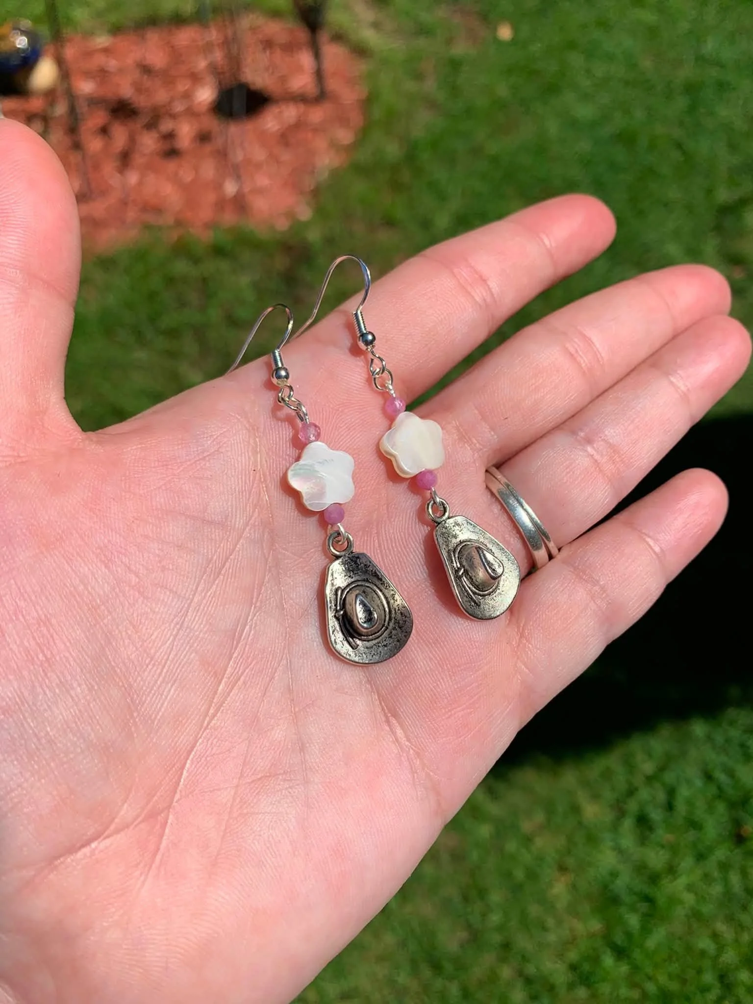 Dolly Cowgirl Floral Earrings