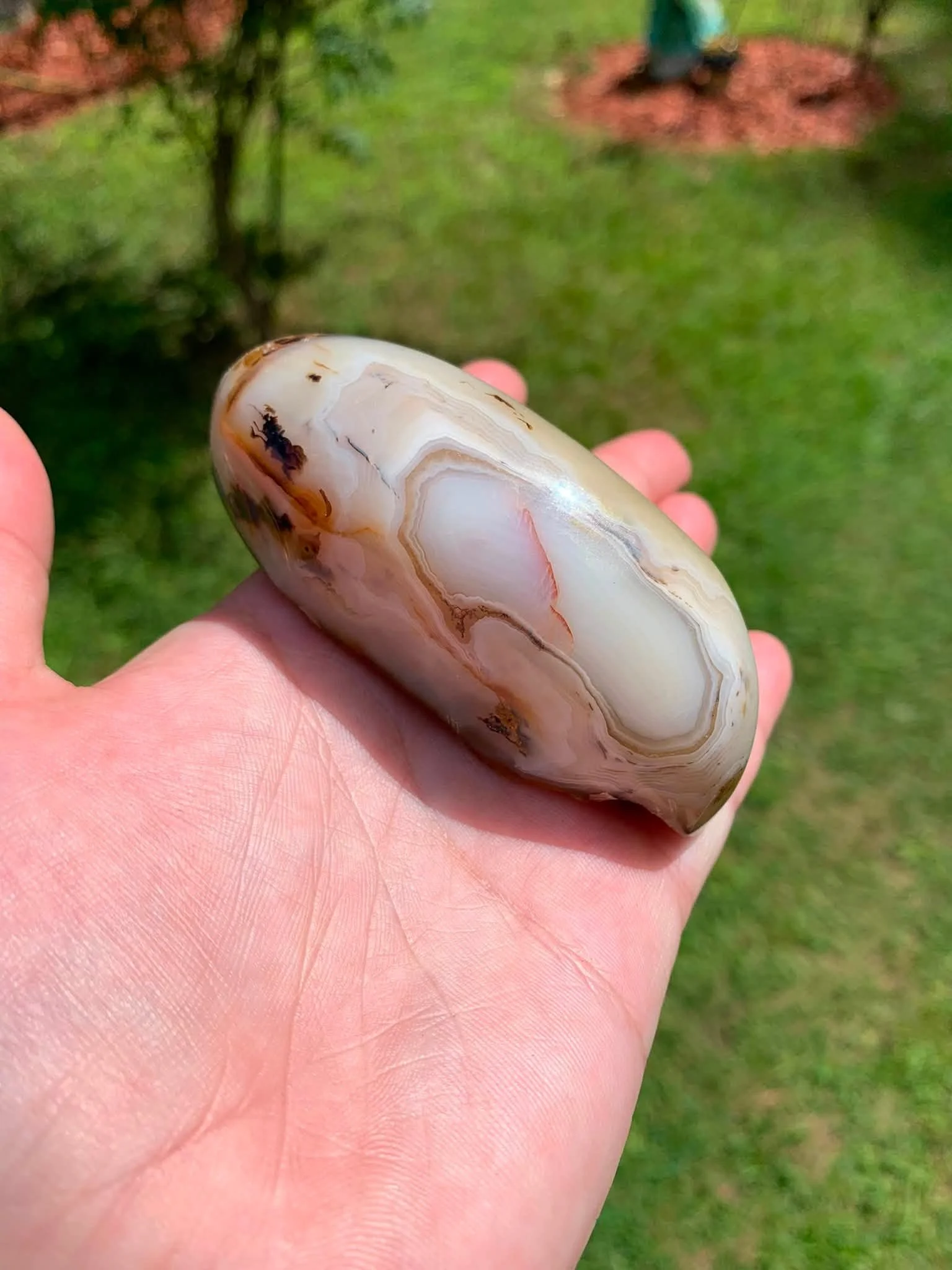 Half Polished Agate Freeform