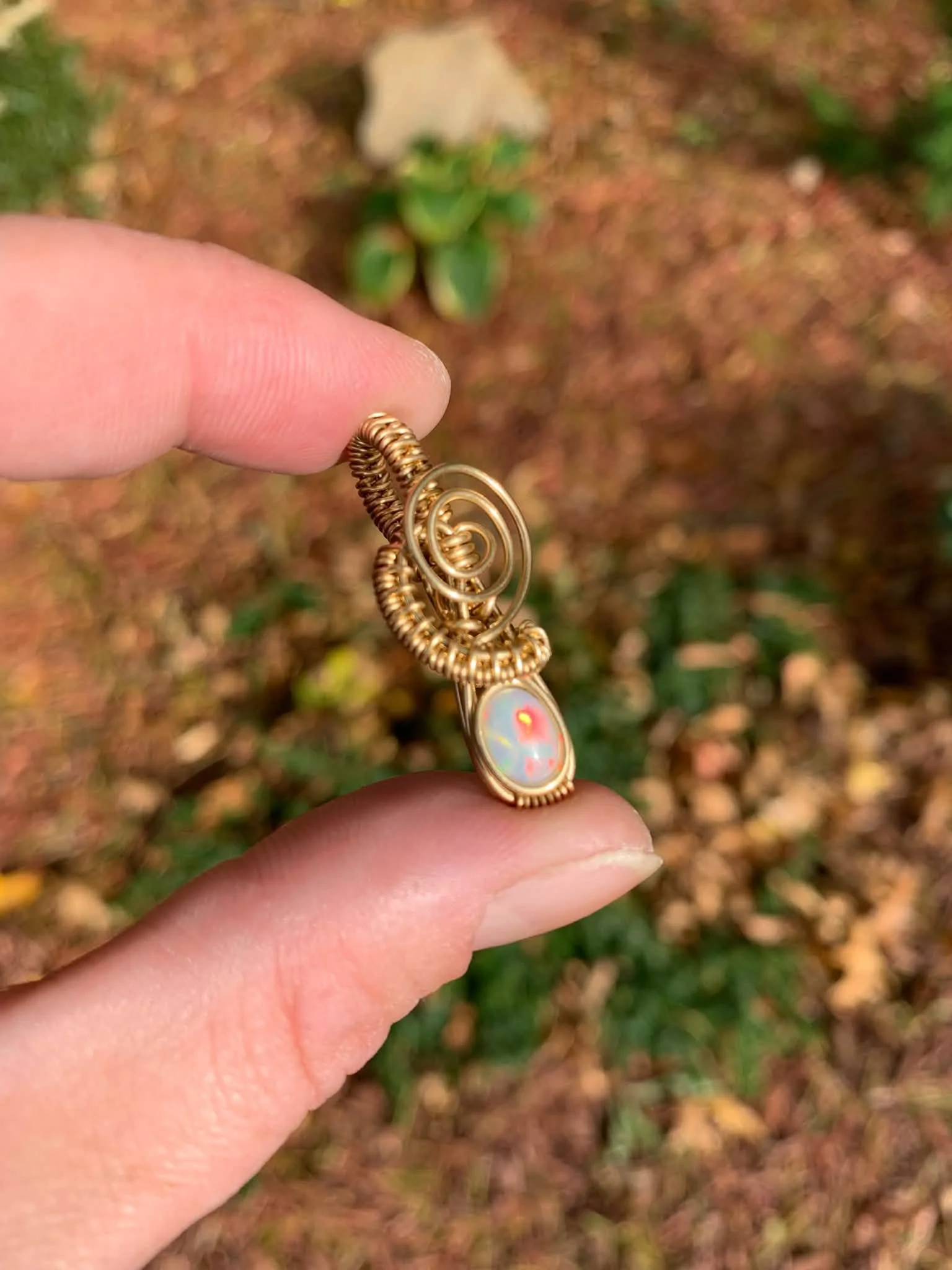 Ethiopian Opal Pendant