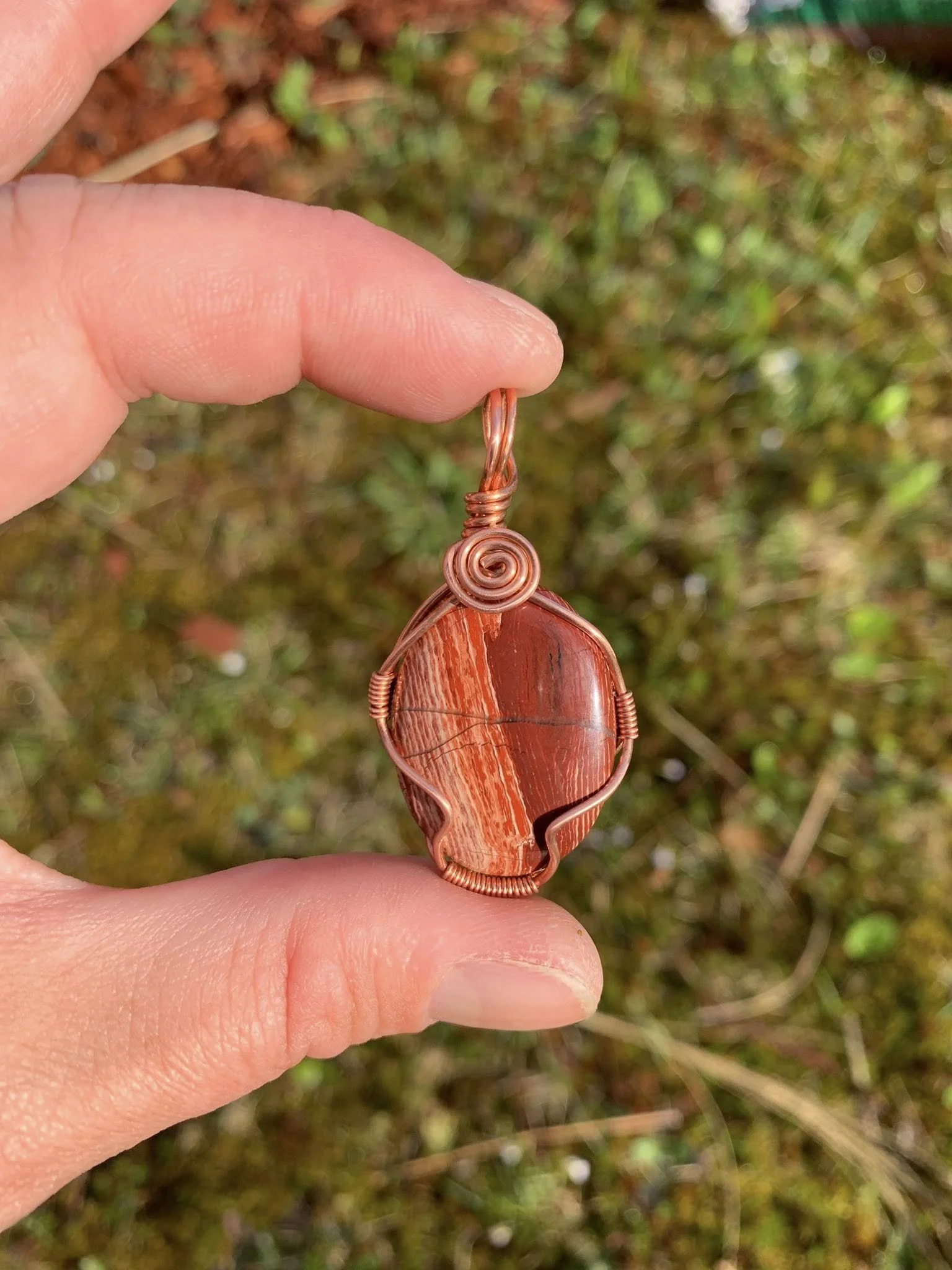 Brecciated Jasper Simple Pendant