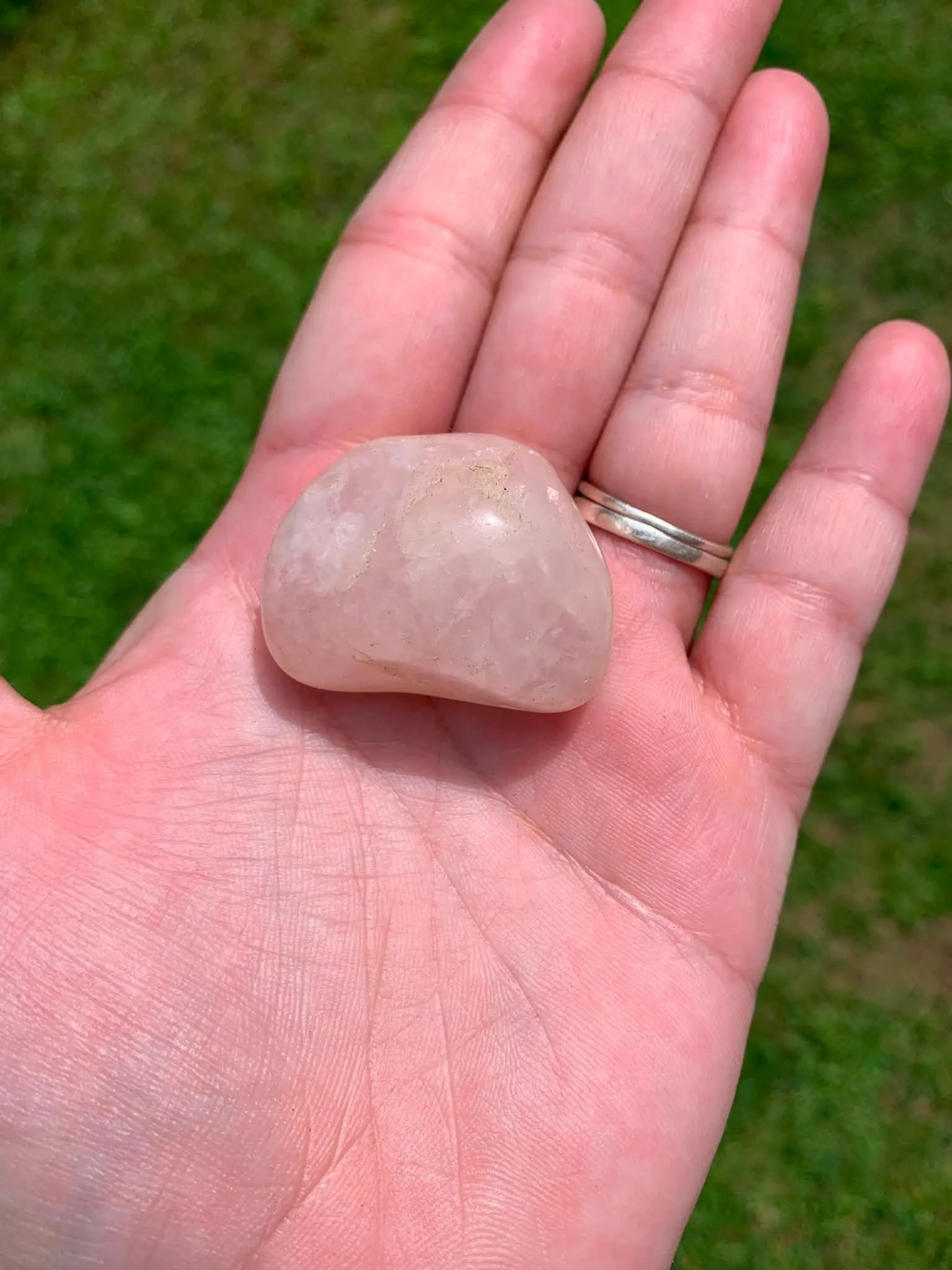 Medium Polished Rose Quartz