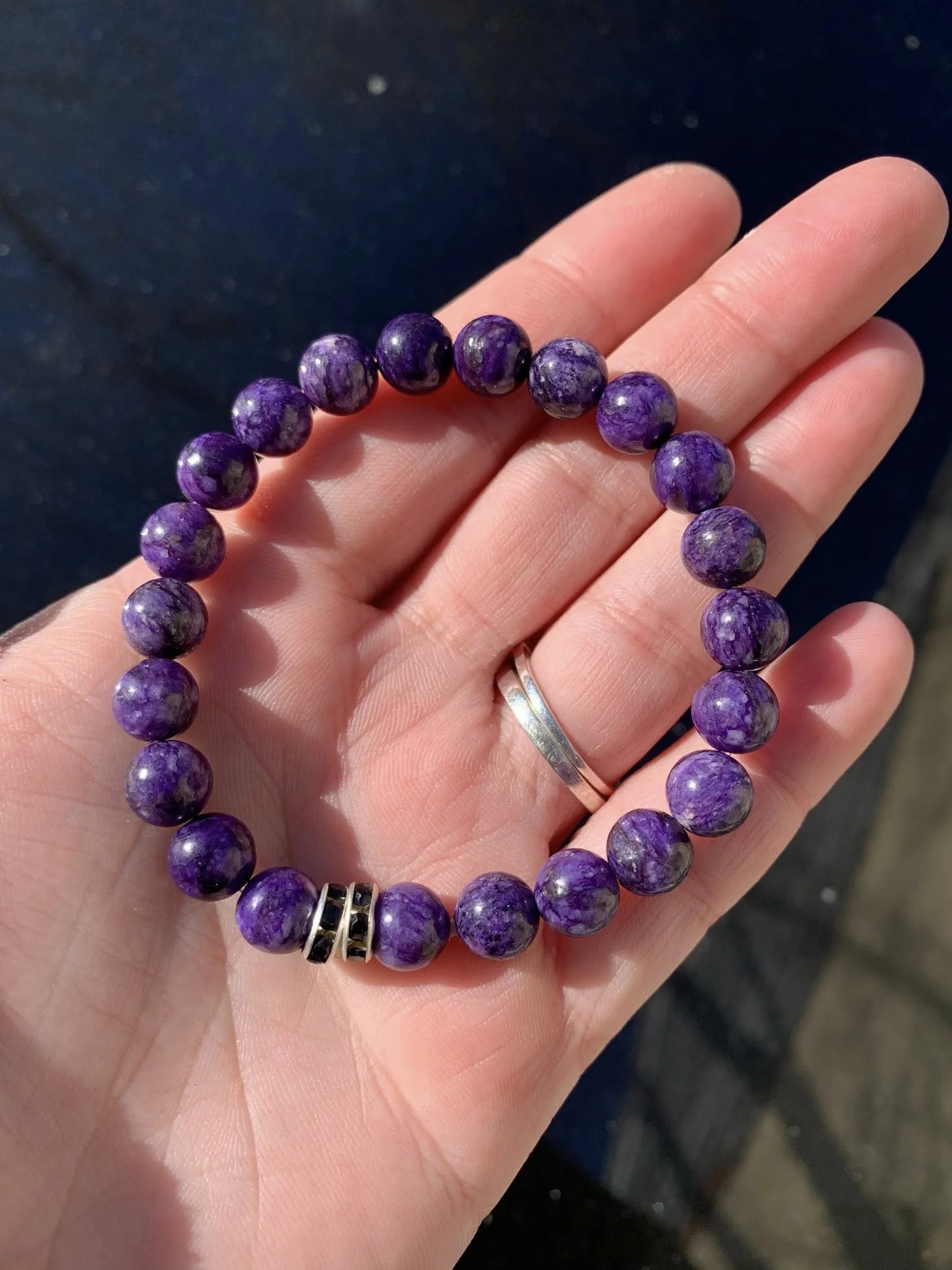 Charoite Stretch Bracelet