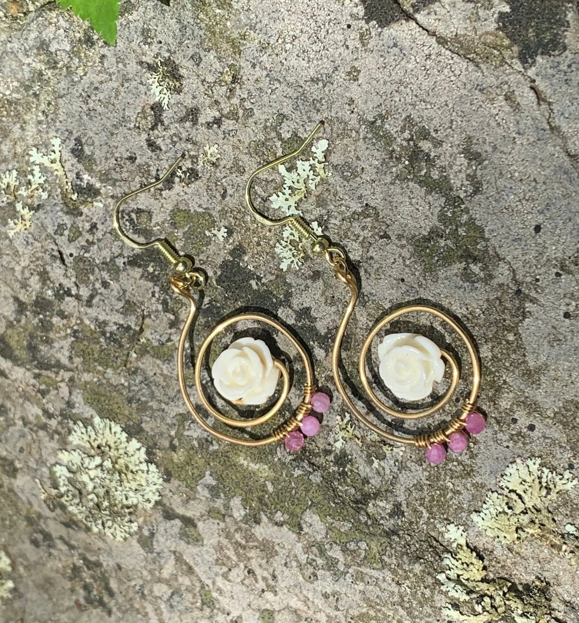 Ruby + Rose Earrings