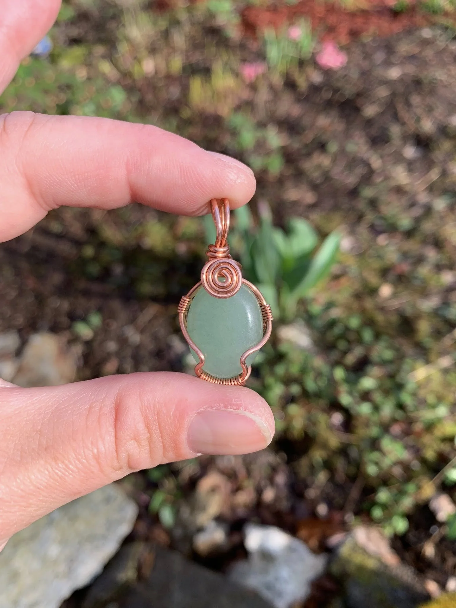 Green Aventurine Simple Pendant
