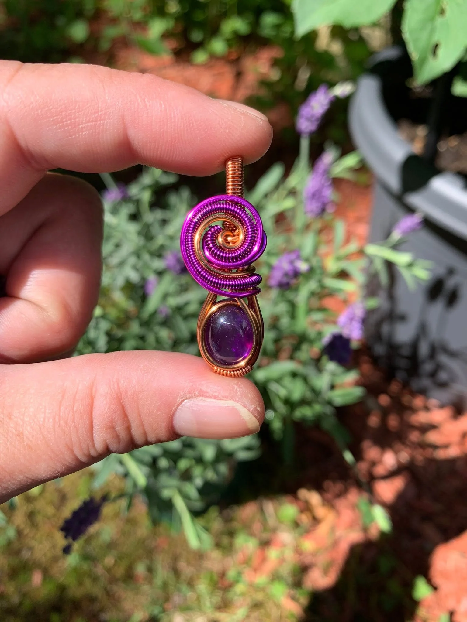 "PURPLE" Amethyst Pendant