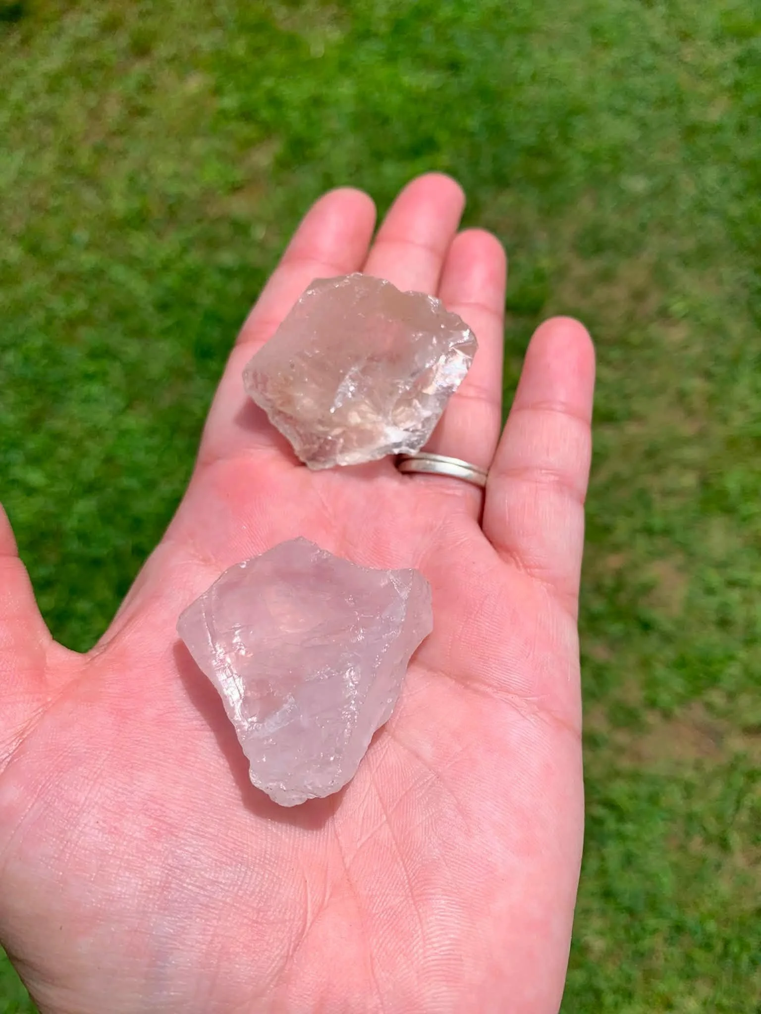 2 pc Raw Quartz Lot
