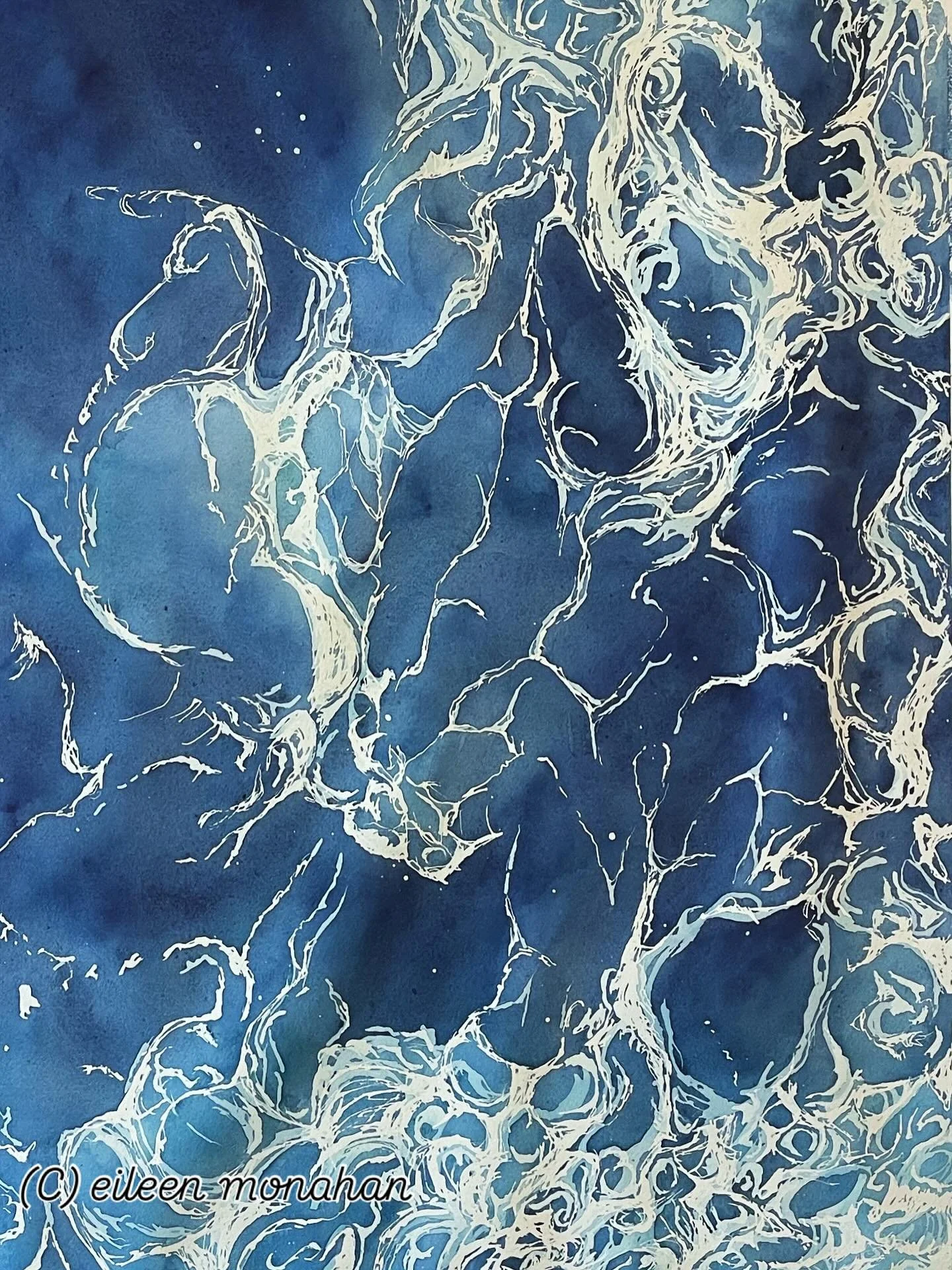 Eddy Fences 
22x30 
watercolor on arches cold pressed paper