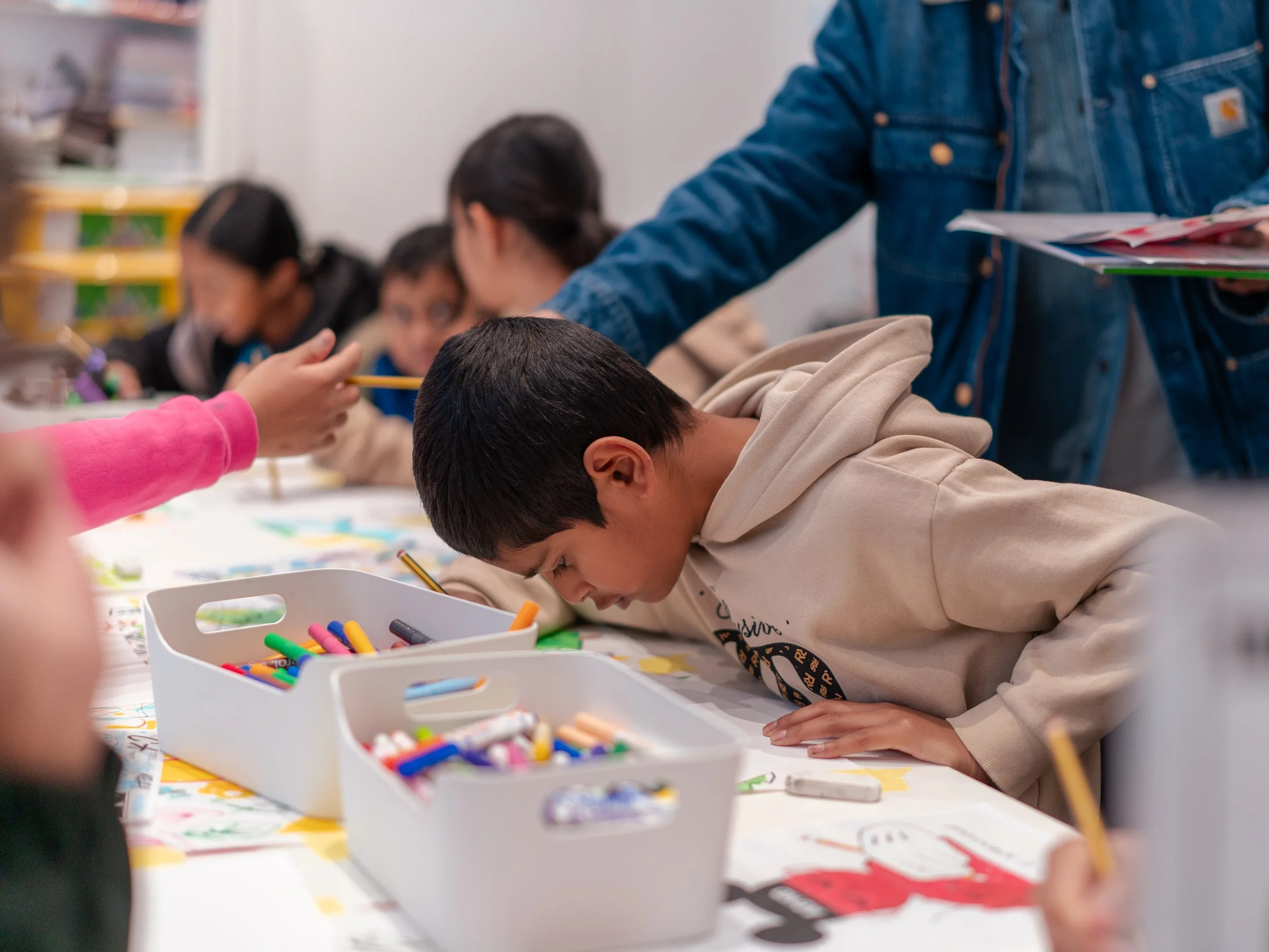 Trapped in Zone One, Winter Activities, three-day creative workshops with acclaimed London-based artist, Mr. Frivolous. Photography by Shizza Majeed