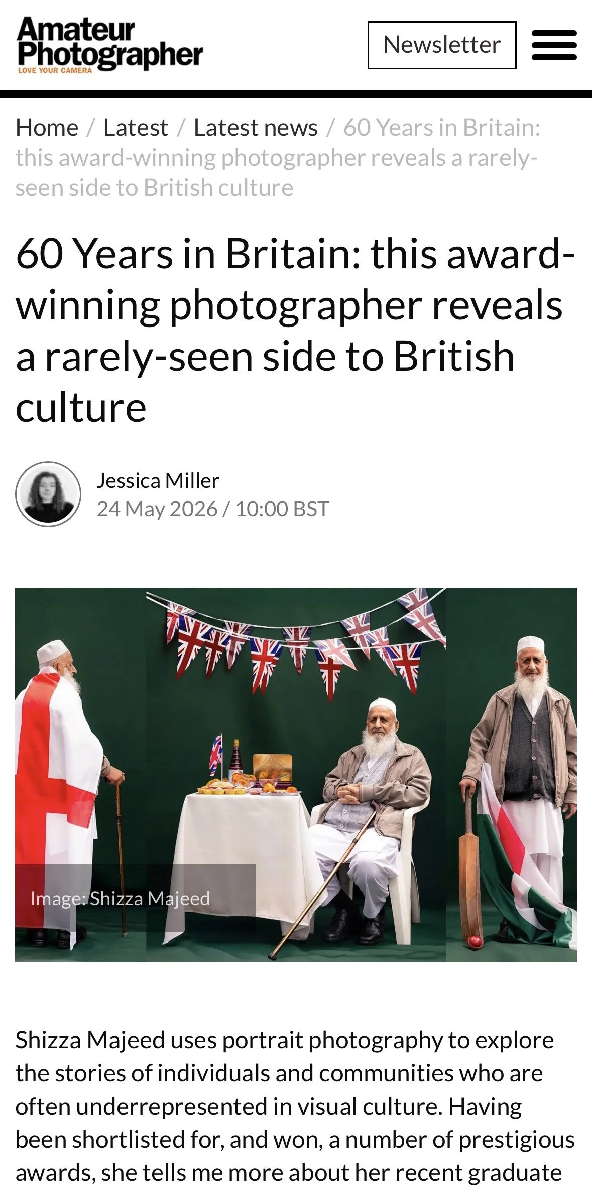 Amateur Photographer, Shizza Majeed, Babaji's Britain, 2026 