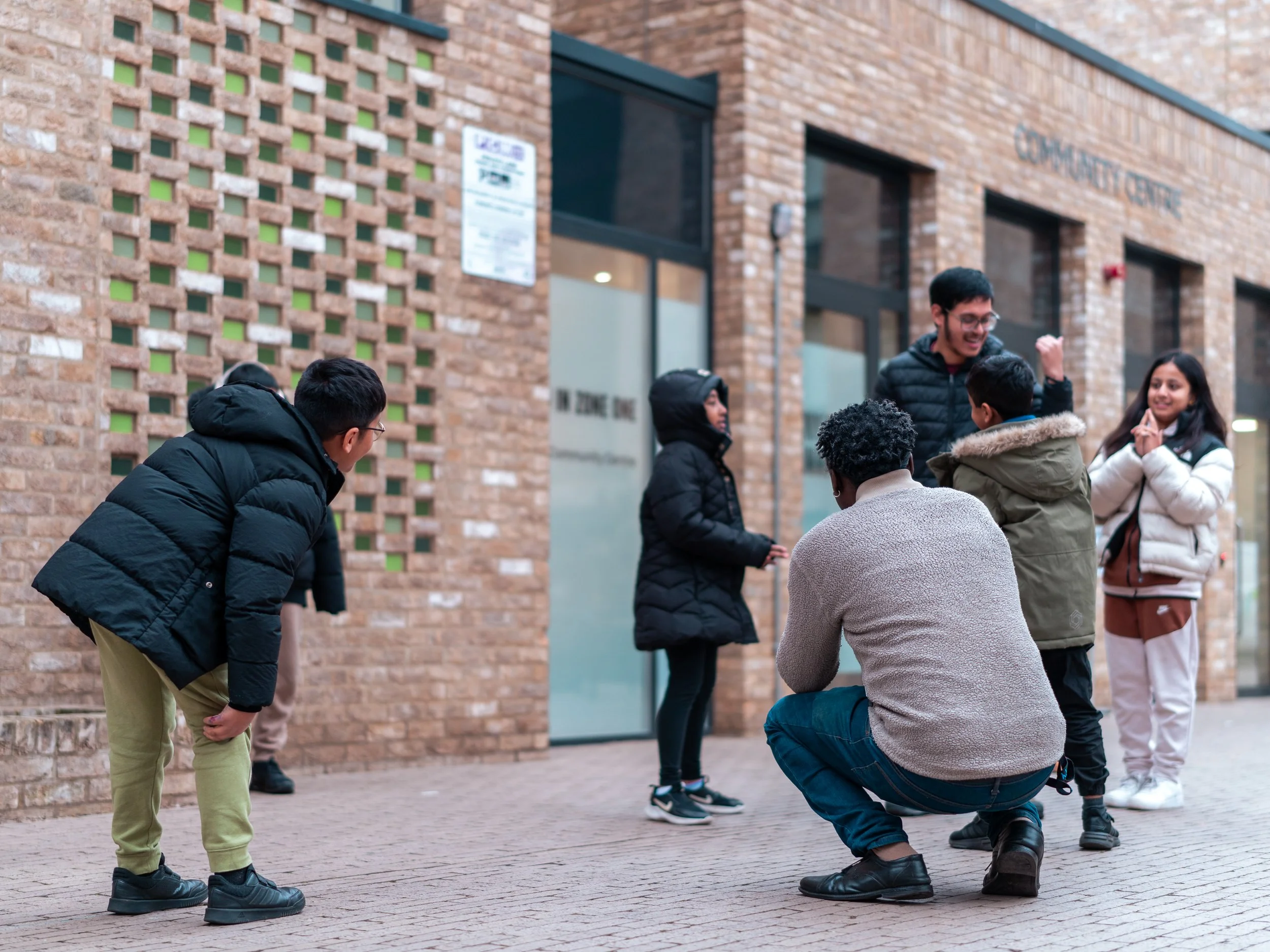 Trapped in Zone One, Winter Activities, three-day creative workshops with acclaimed London-based artist, Mr. Frivolous. Photography by Shizza Majeed
