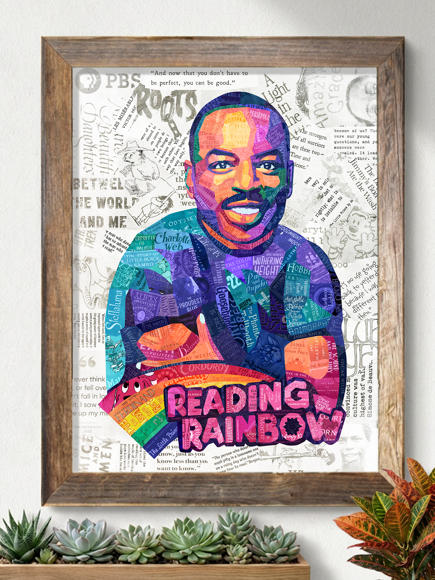 Reading Rainbow Print - 18"x 24"