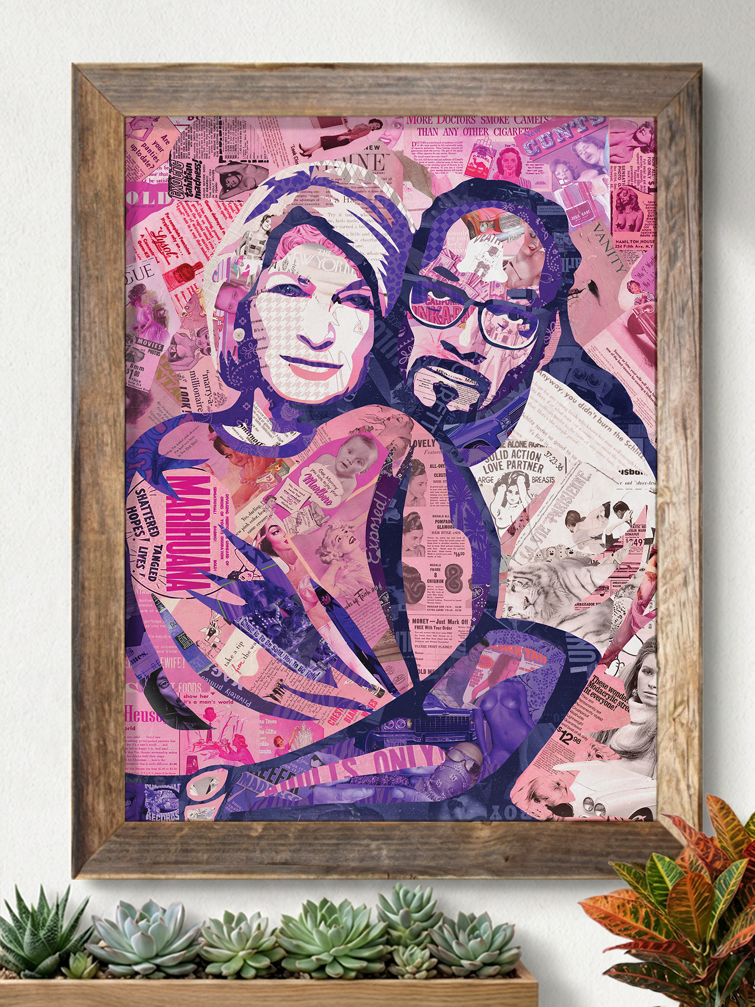 Snoop and Martha Print - 18" x 24"