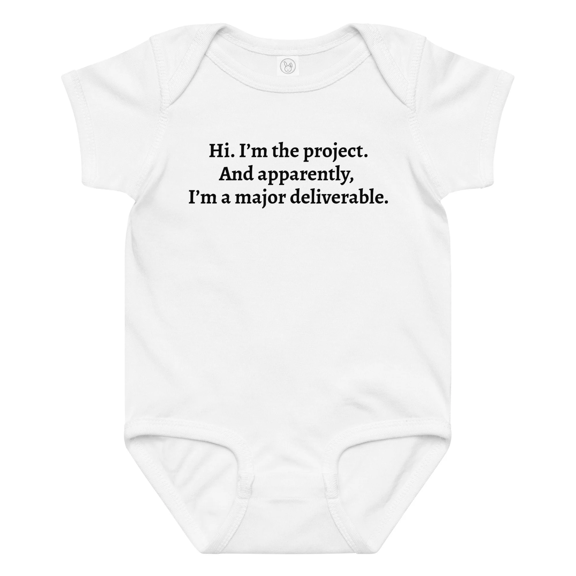 PM Baby bodysuit- I am the project.