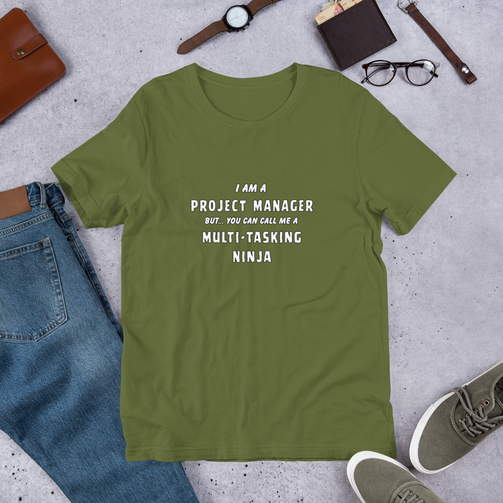 Multi-Tasking Ninja – Project Manager T-shirt
